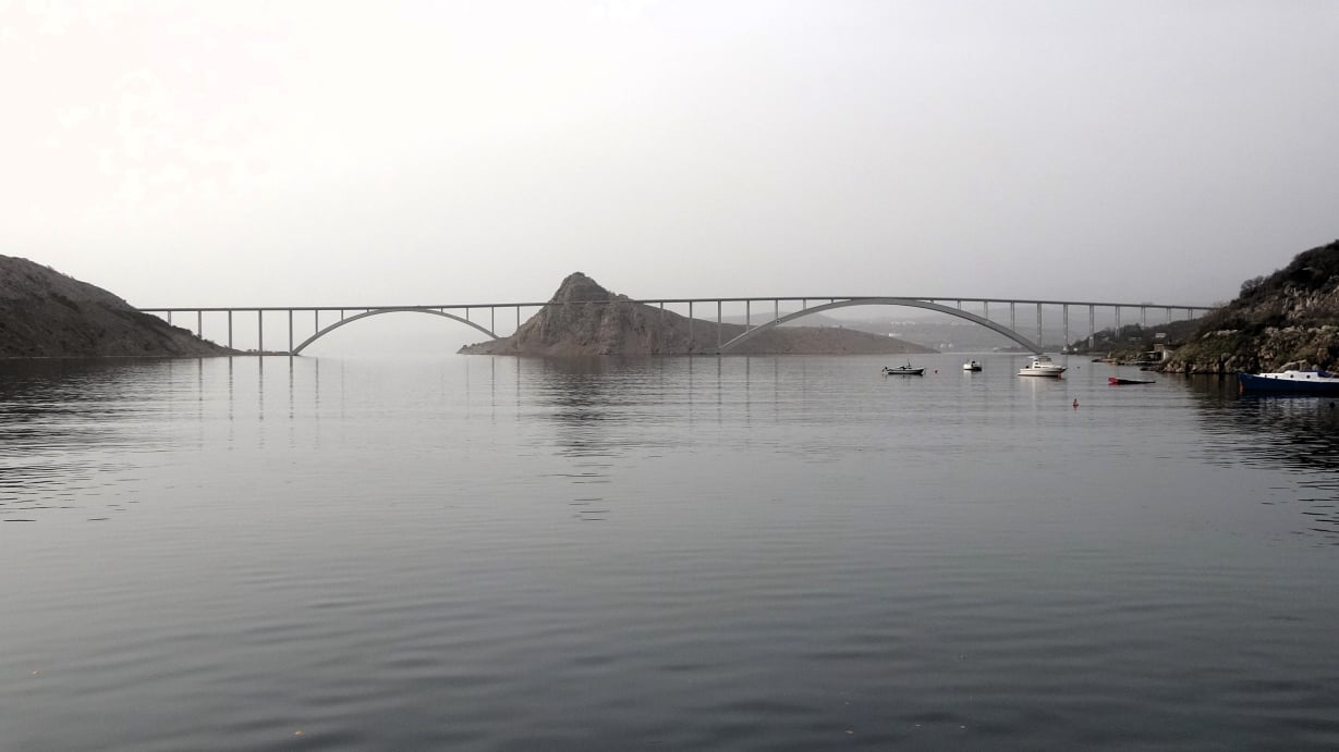 Brücke zur Insel Krk