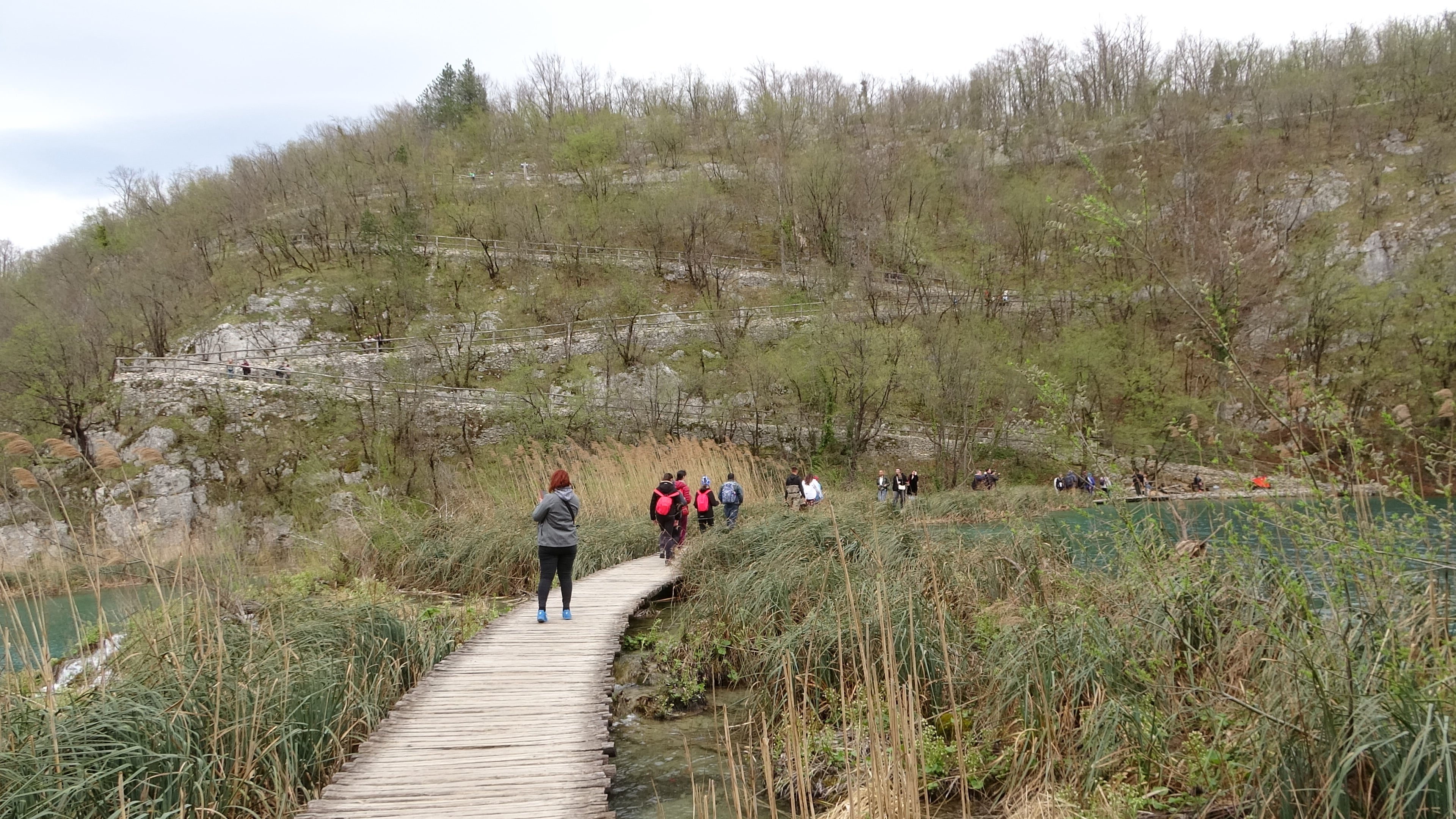 Plitvička, Aufstieg zum Eingang 1