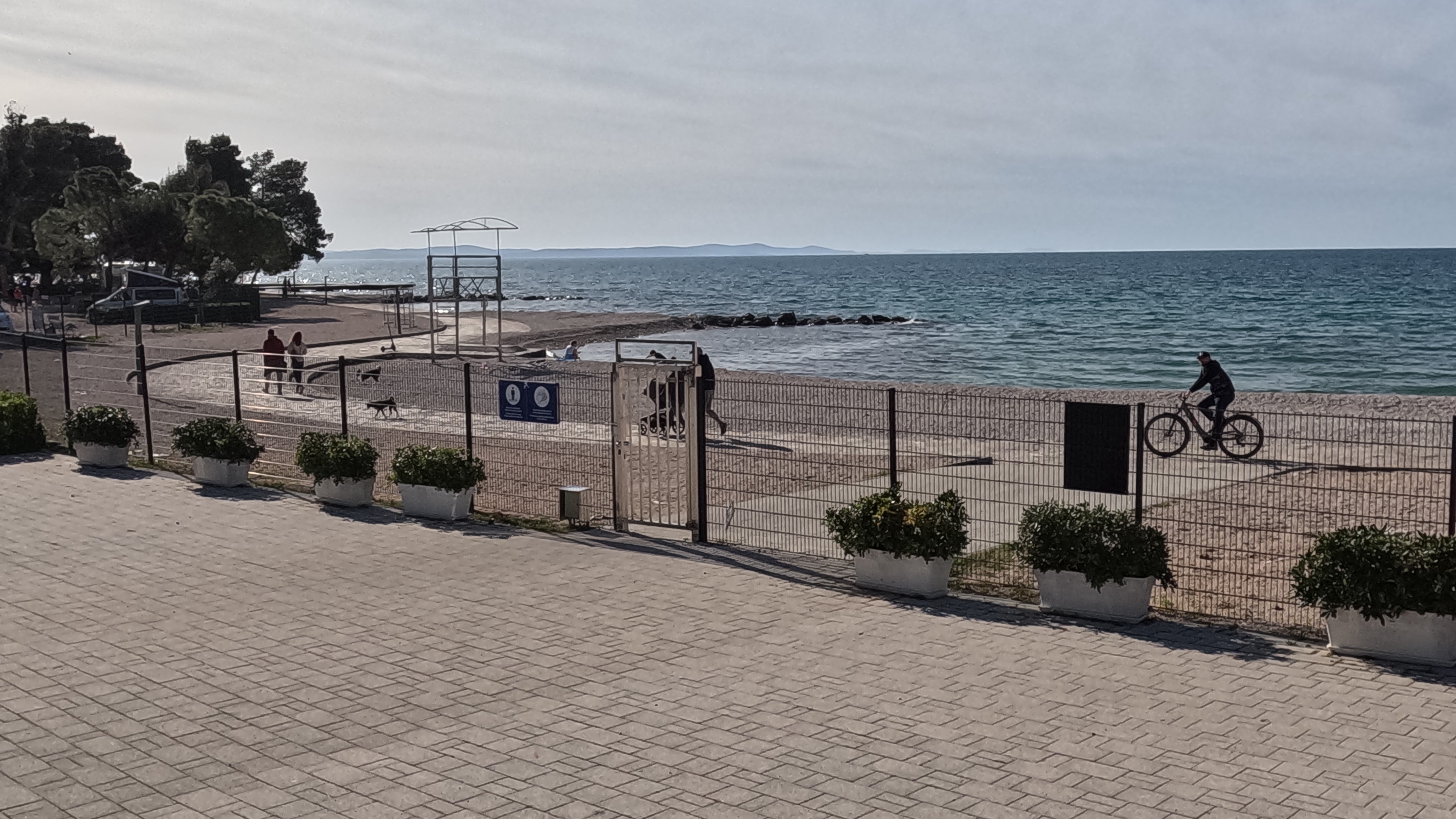 Plitvička, Blick zurück ins Tal