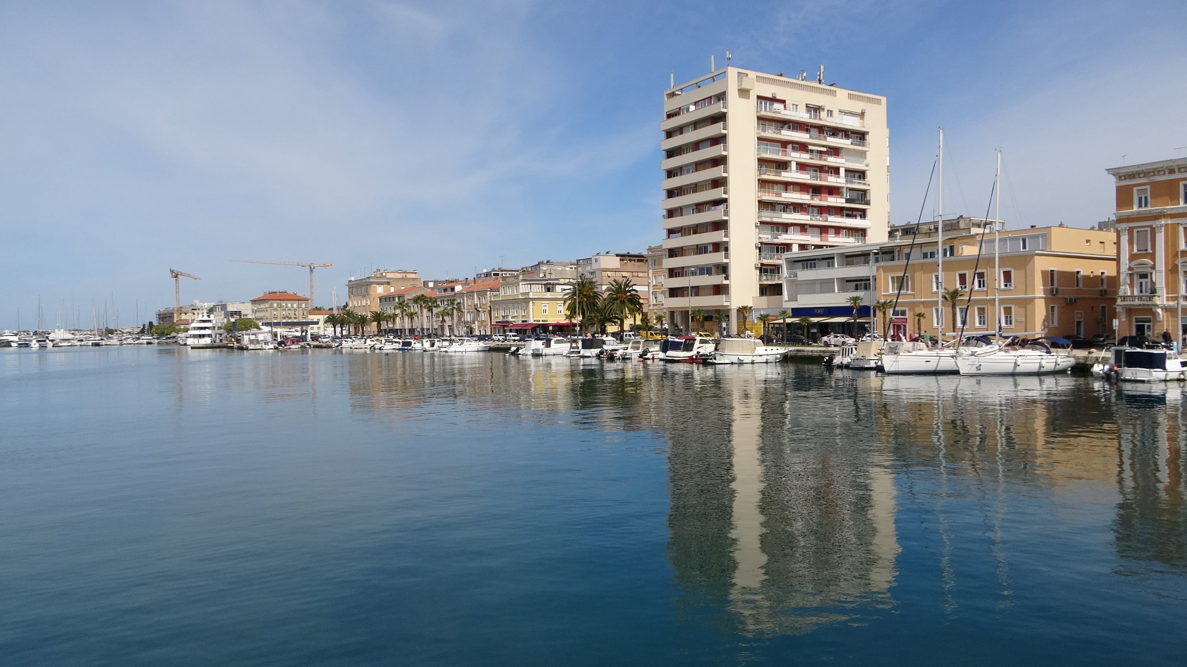 Zadar, Liegeplätze gegenüber der Altstadt