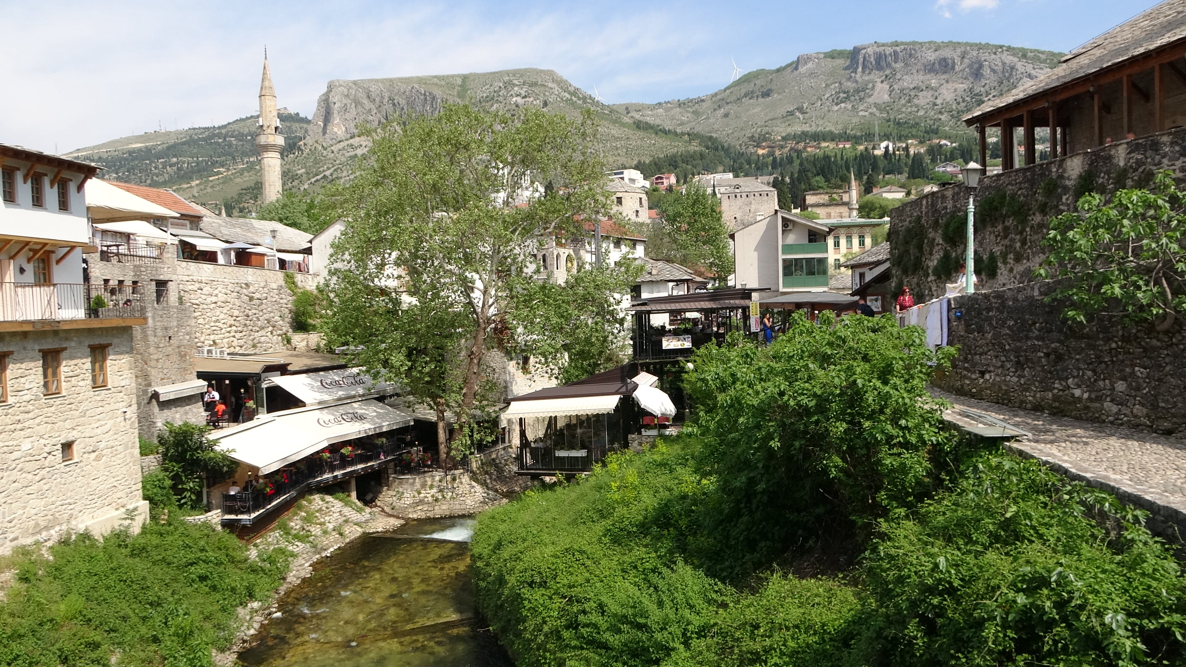 Mostar, jede Ebene wird genutzt