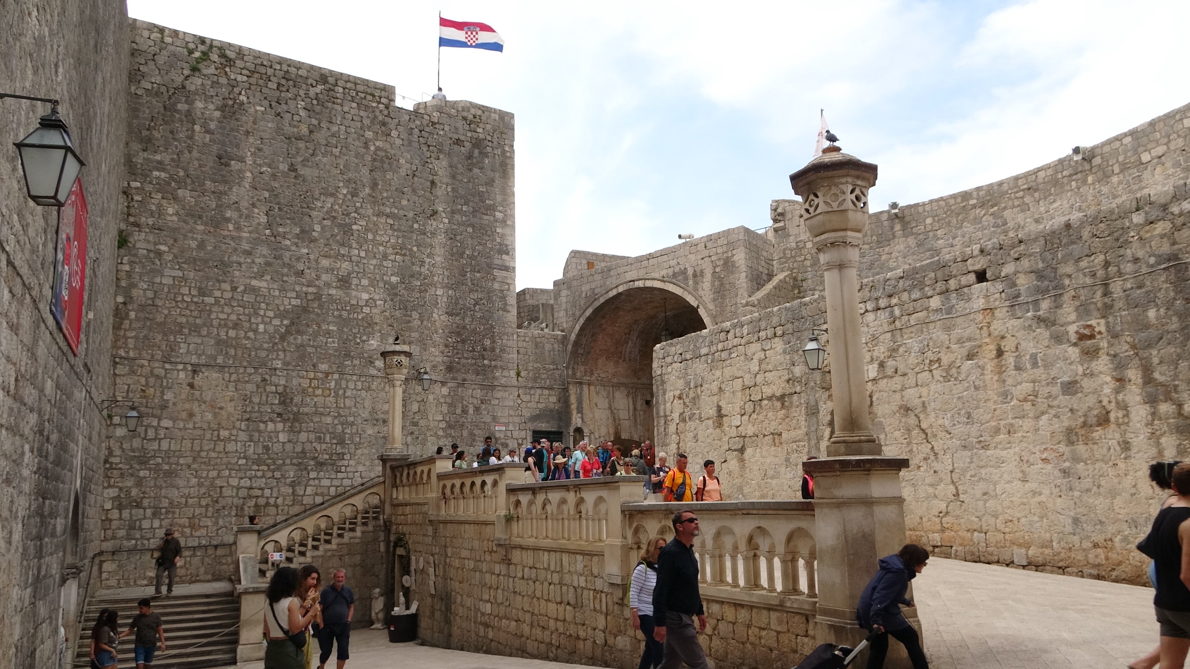 Dubrovnik, Stadtmauer Eingangstor innen