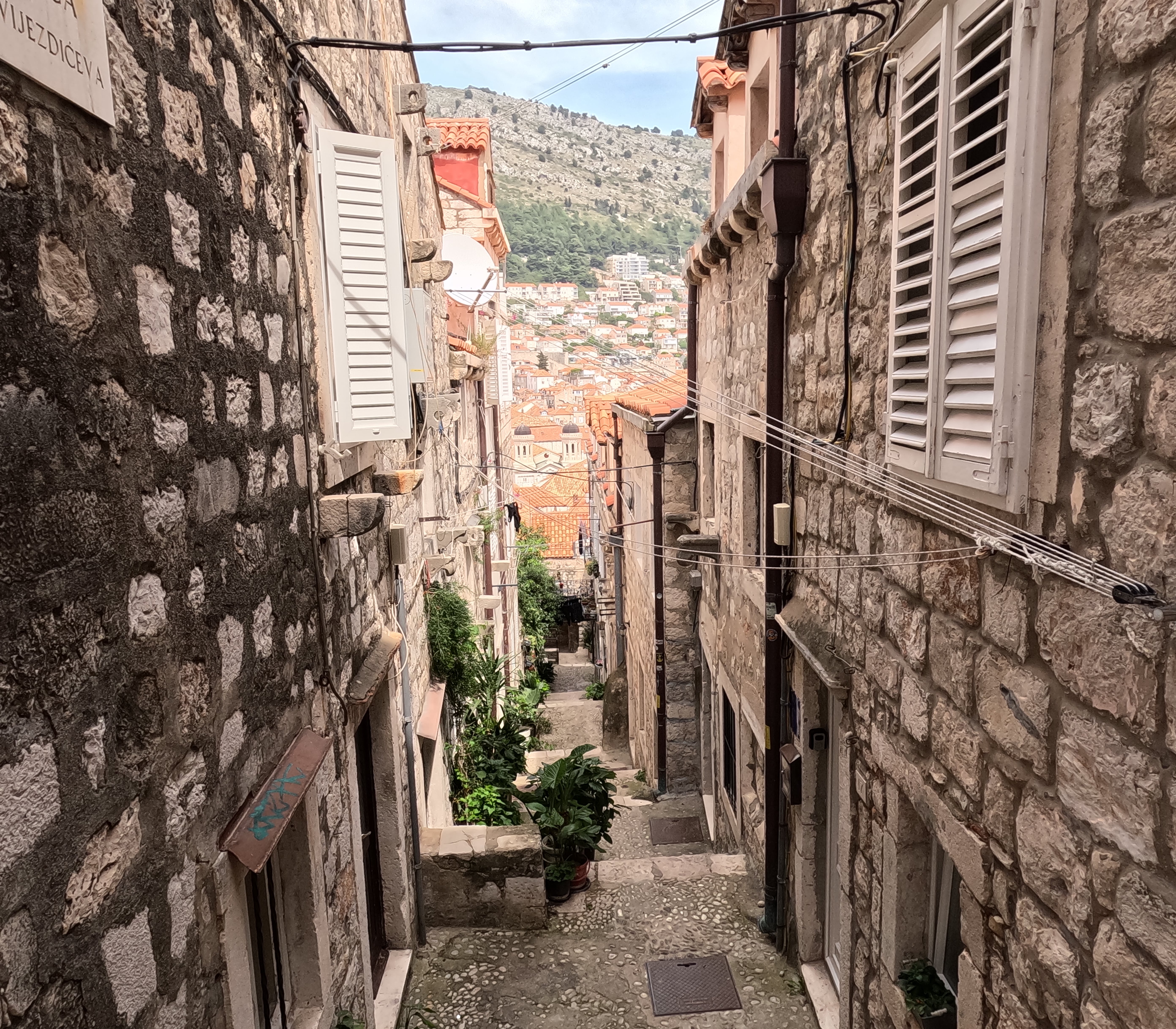 Dubrovnik, Gassen nur zu Fuß
