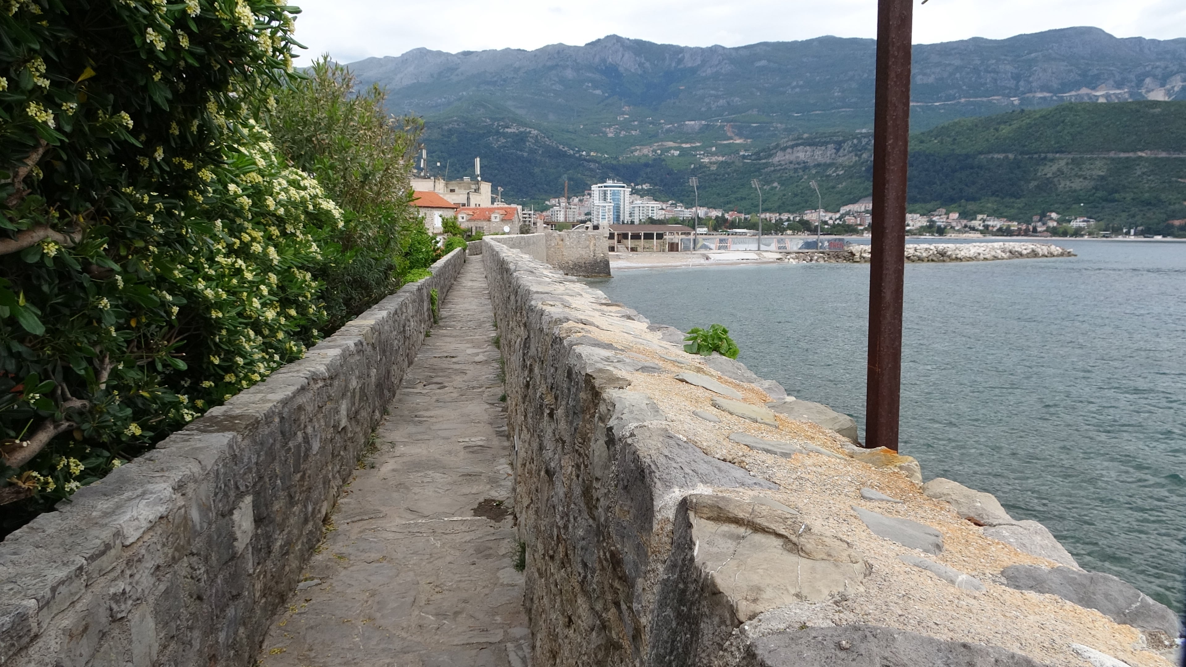 Budva, Stadtmauer