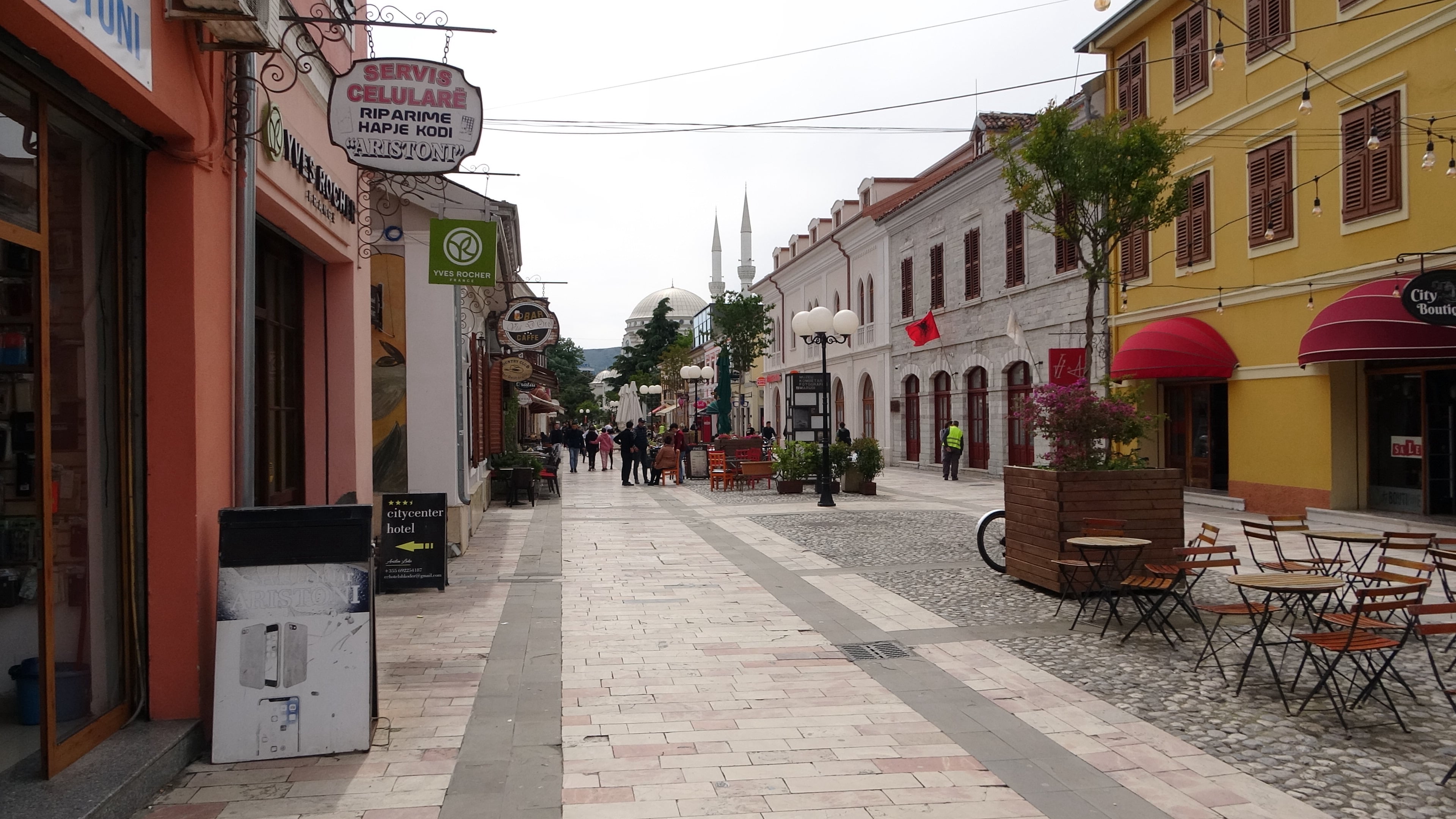 Shkodër, Fußgängerzone 2