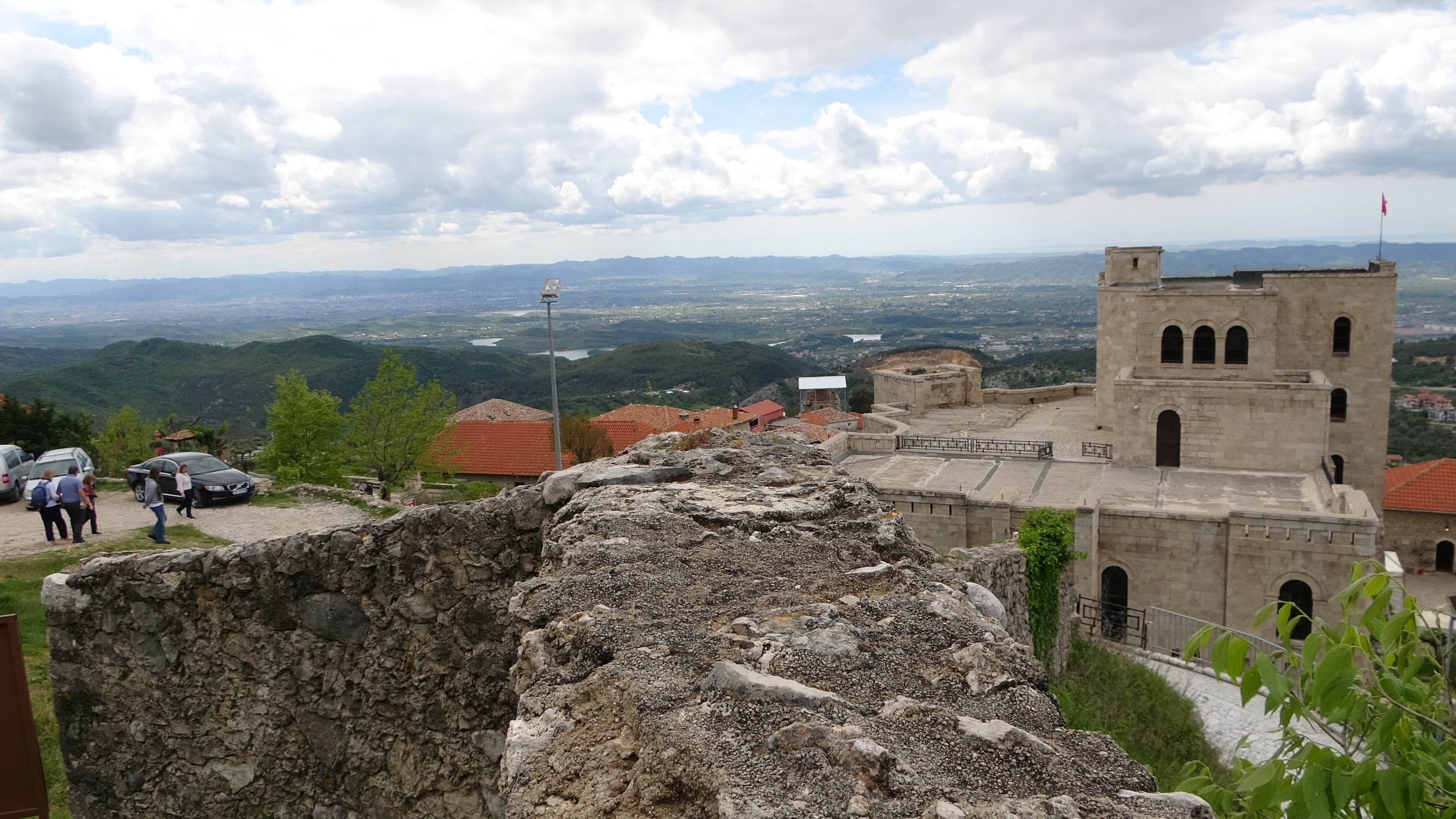 Kruja, Blick auf Fushe-Kruja
