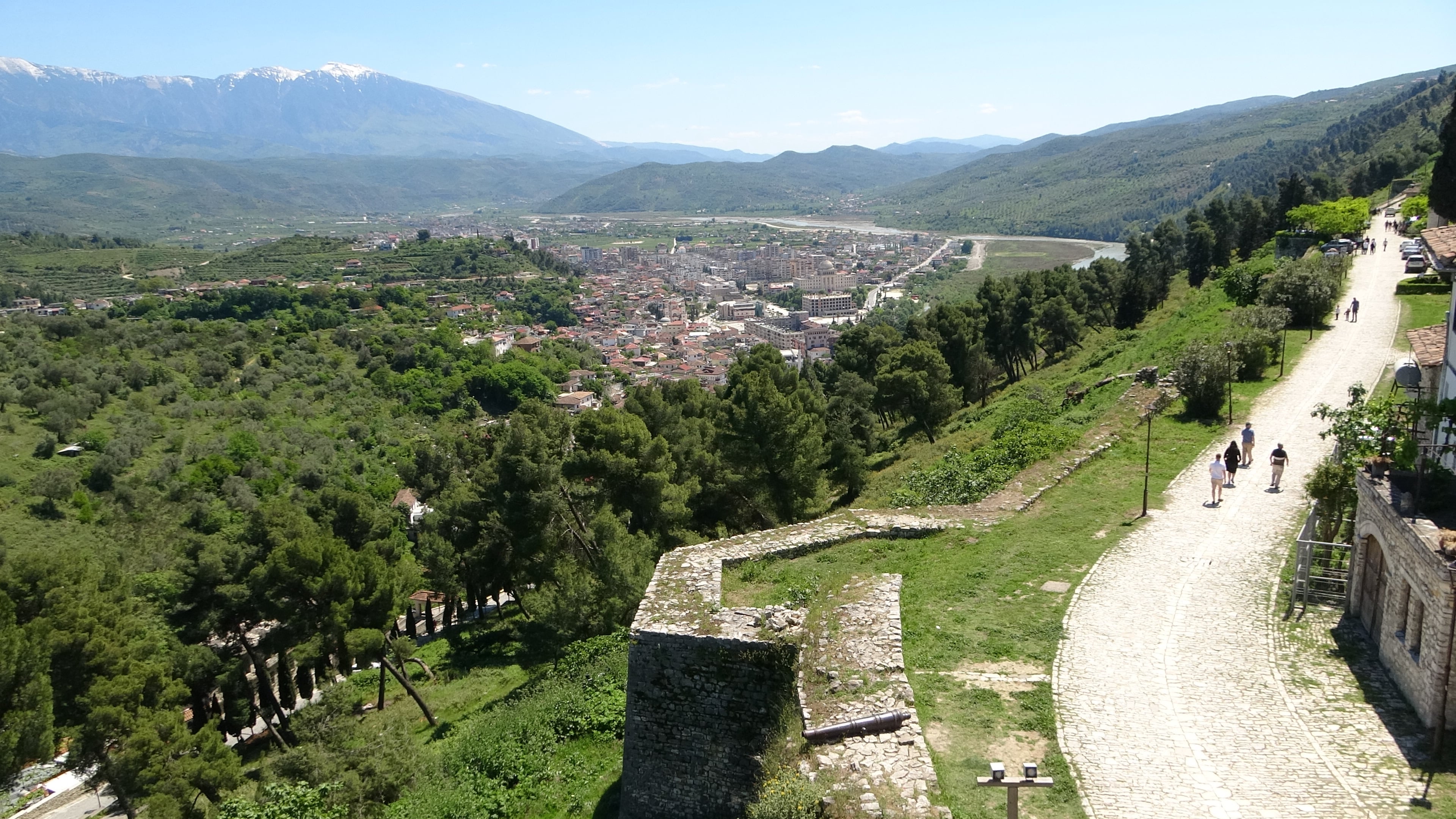 Berat, auf dem Eingangstor