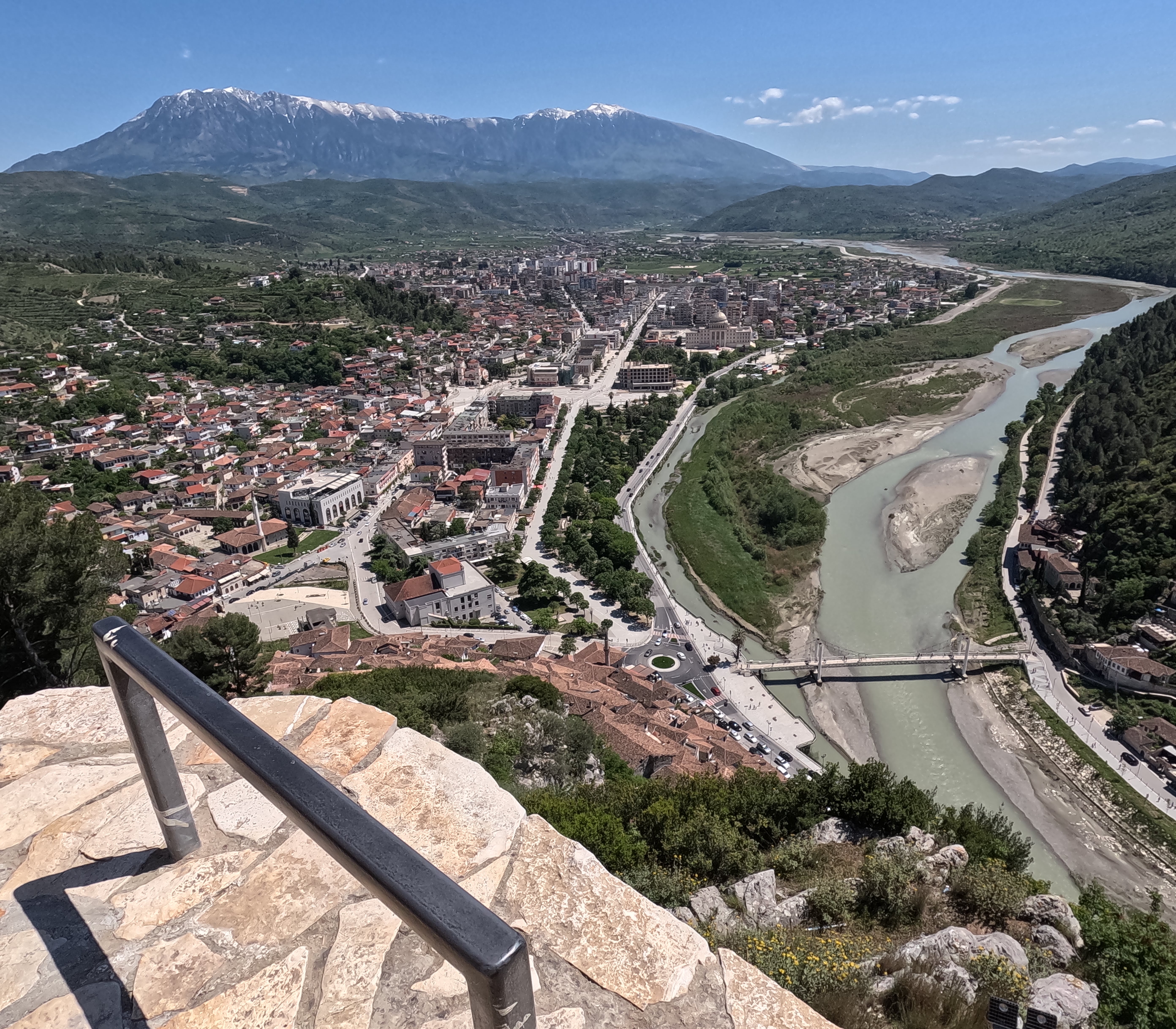 Berat, Stadt und Fluss Osum