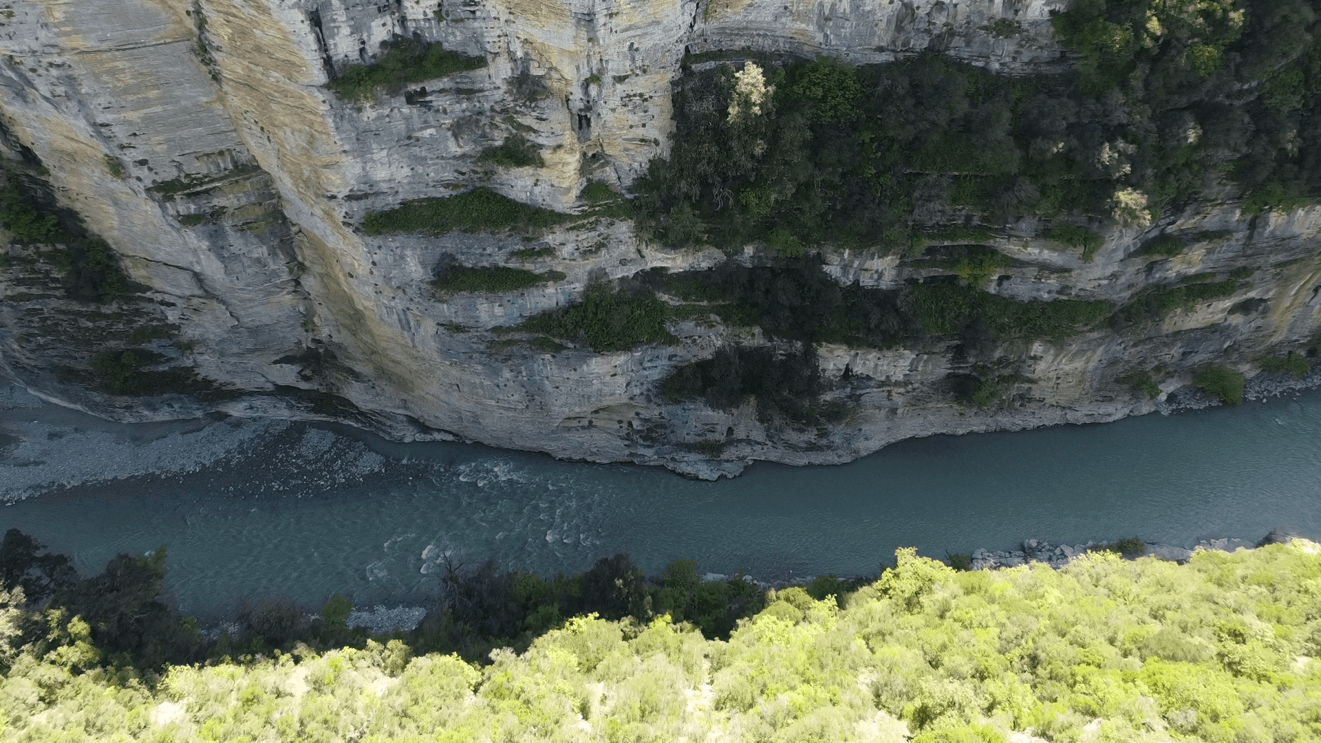 Osam-Canyon, Drohnenaufnahme 1