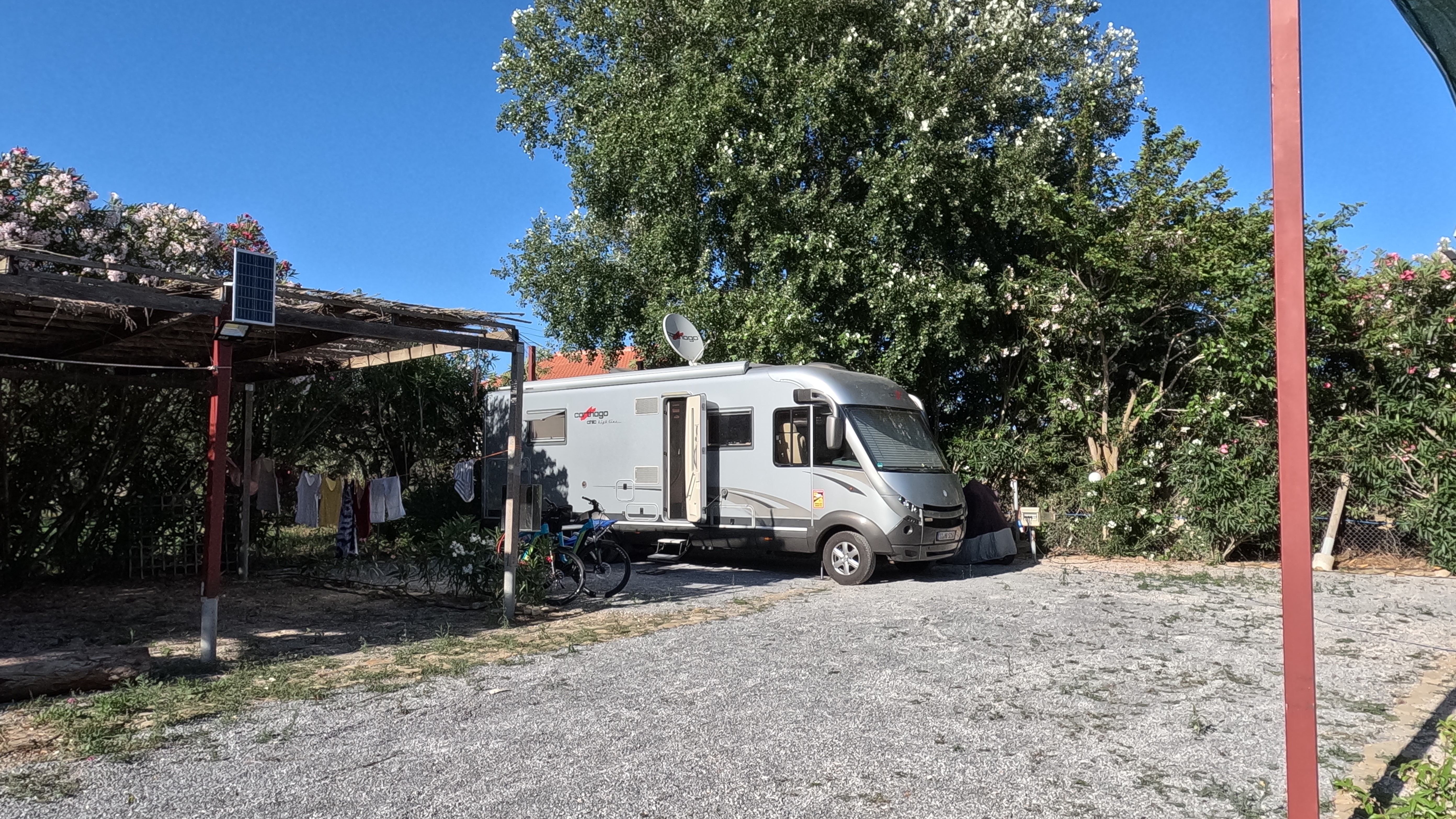 Finikounda, Stellplatz