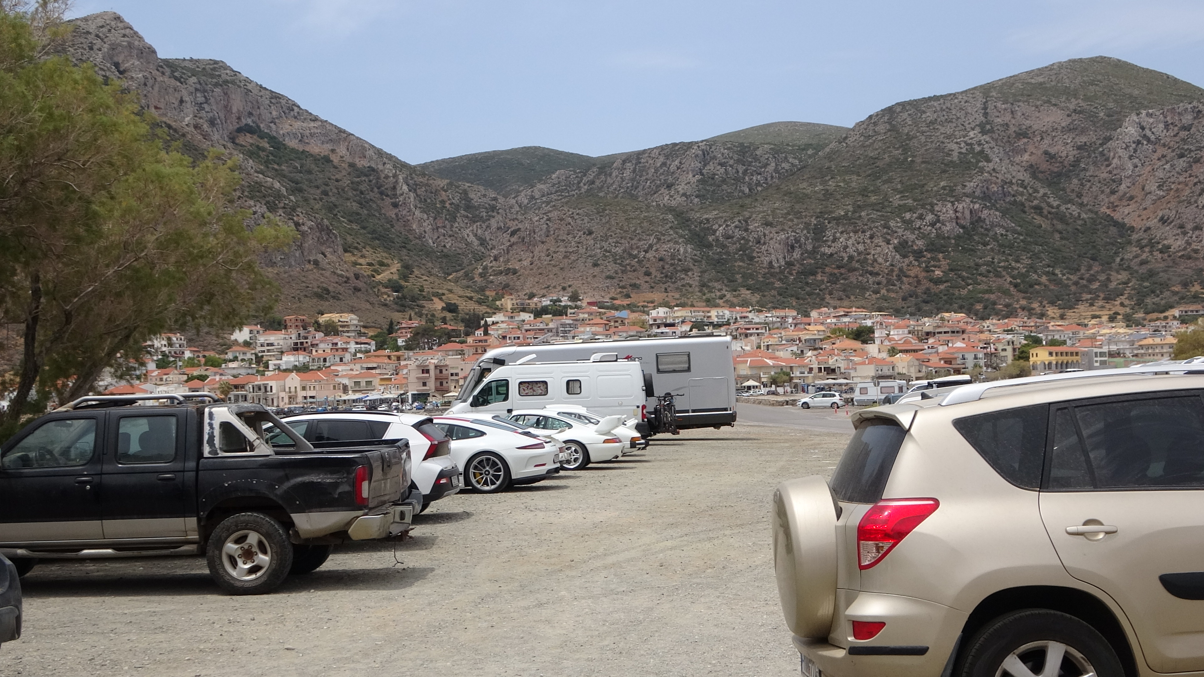 Monemvasia Parkplatz