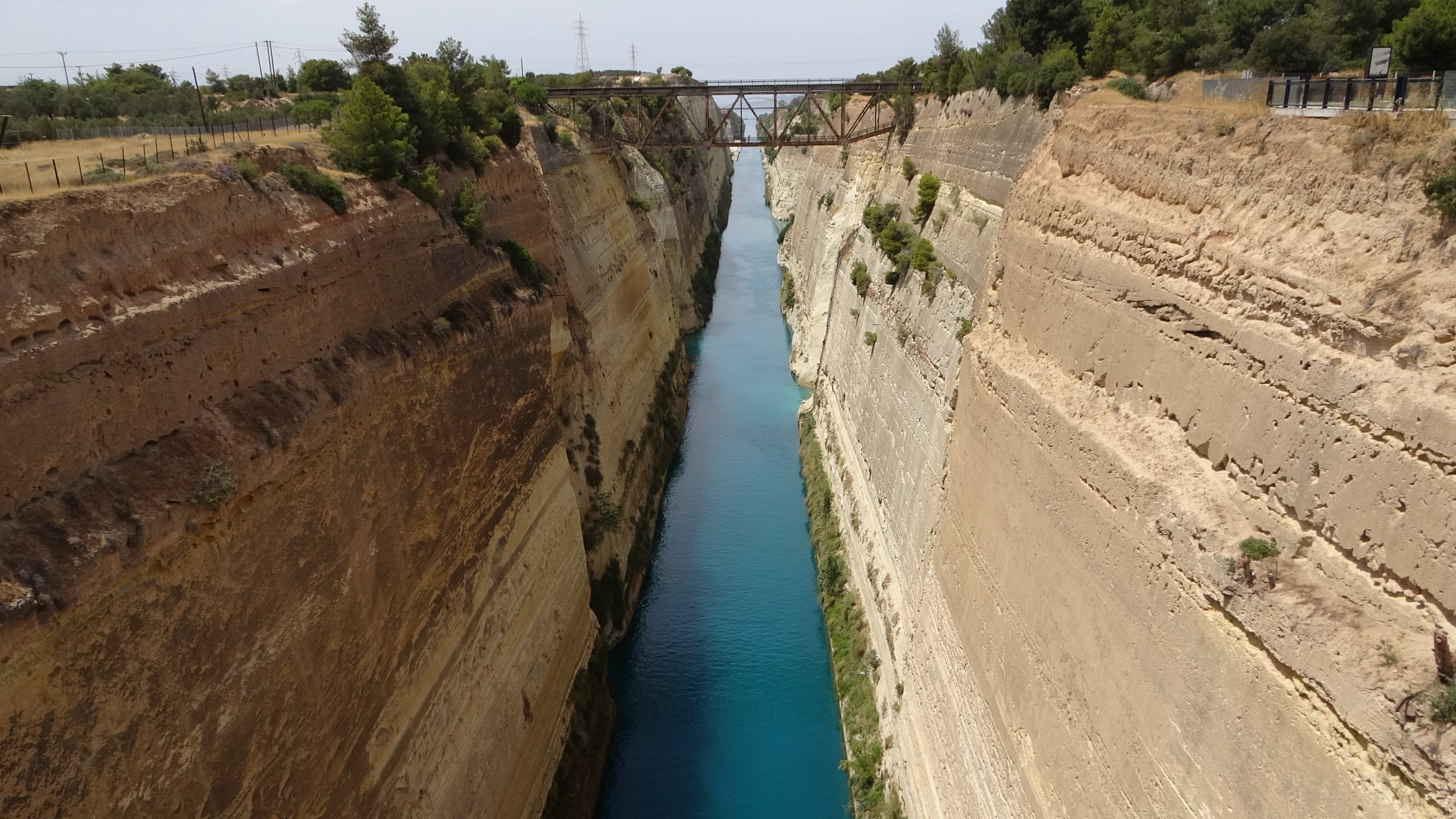 Kanal von Korinth Richtung Westen