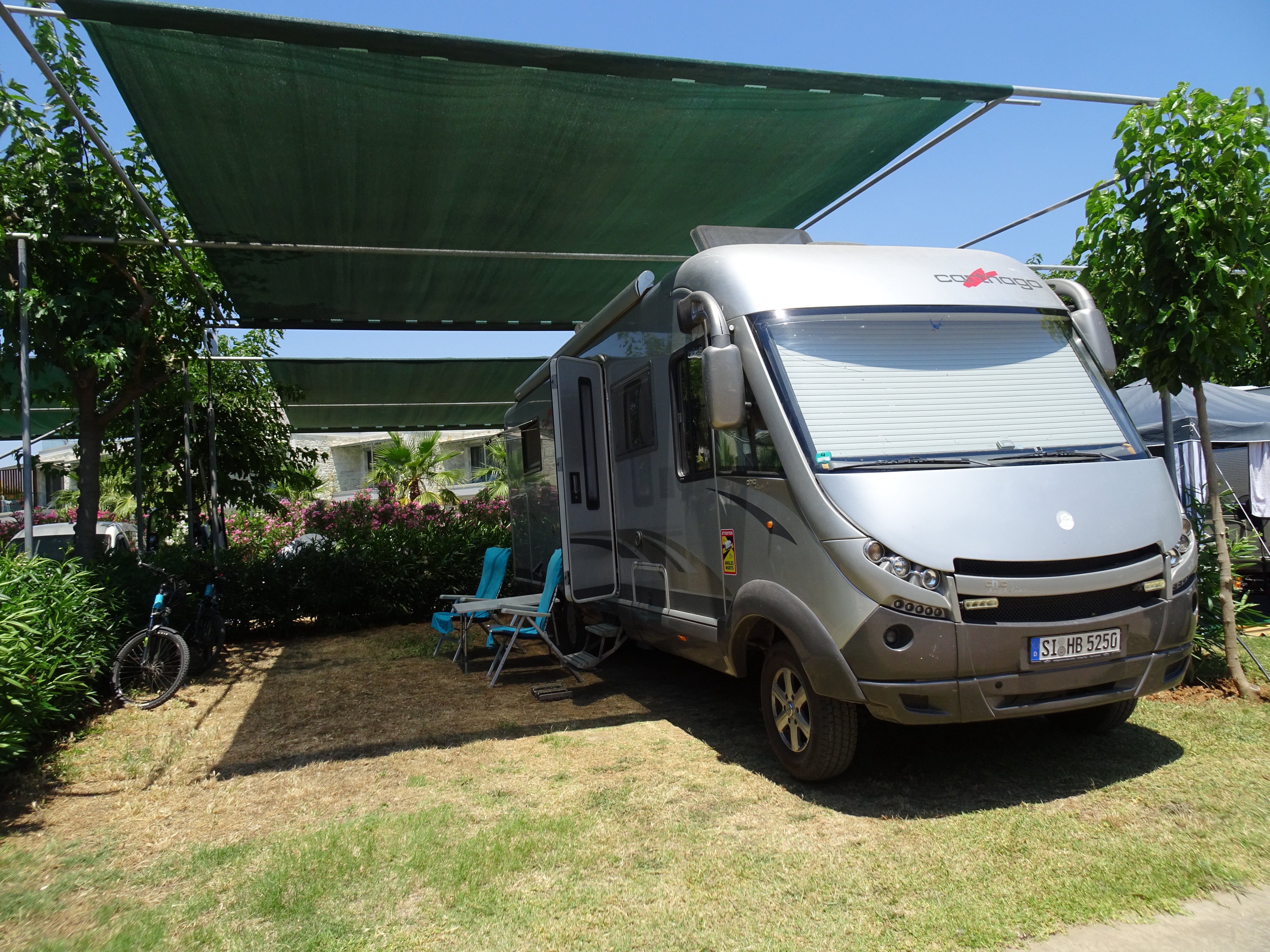 CP Ouzouni Beach Stellplatz