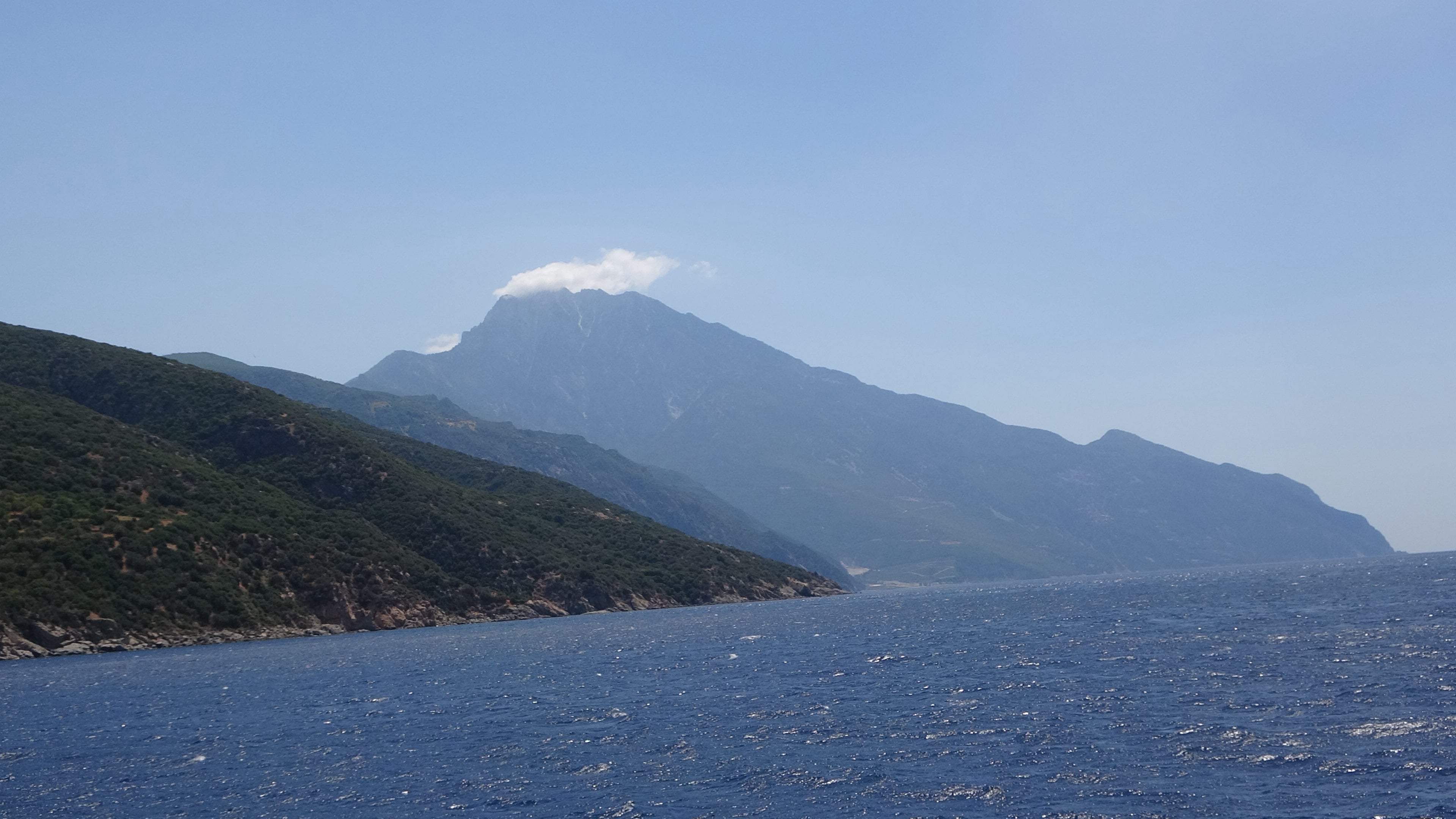 Athos mit Heiligenschein