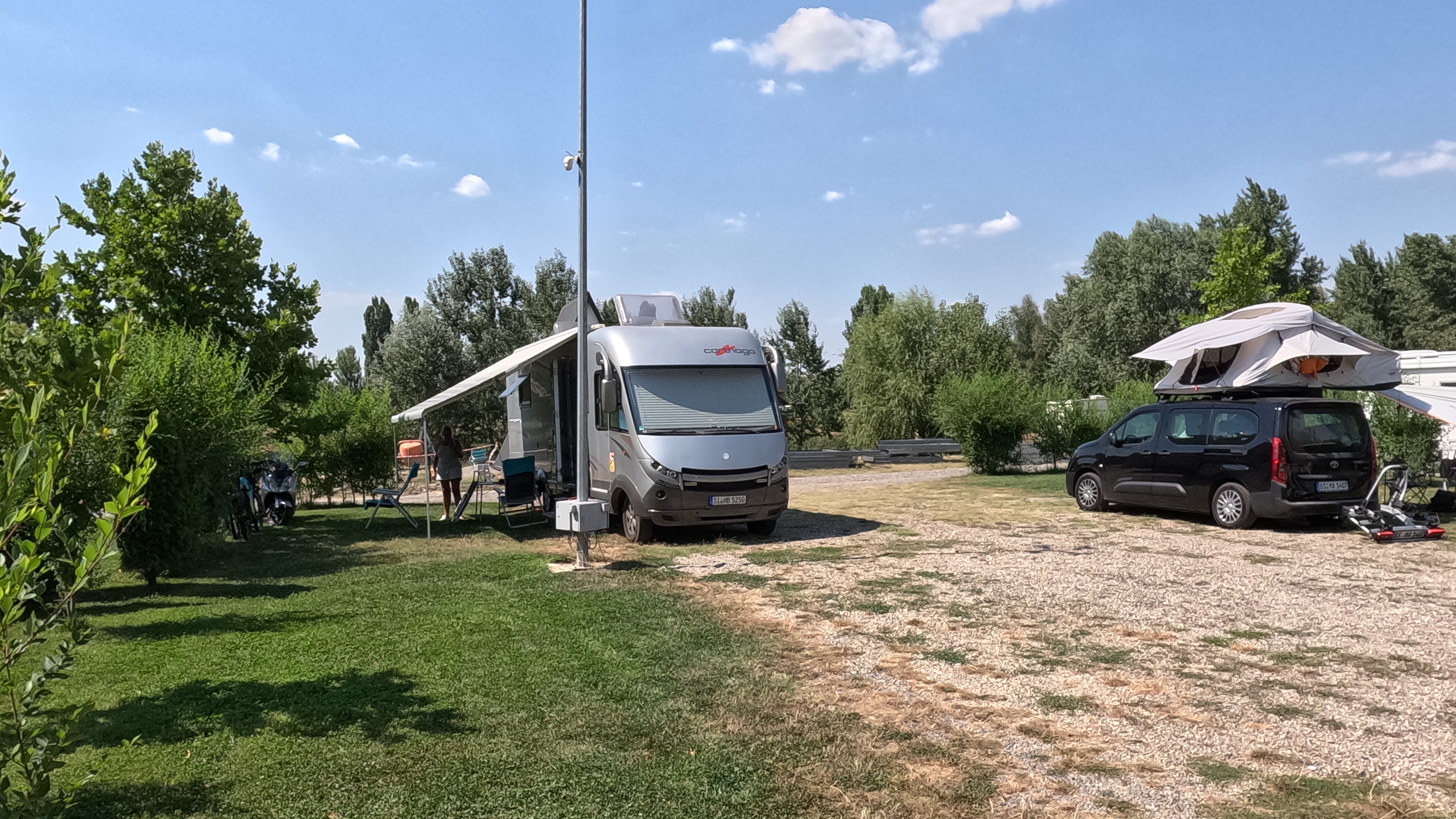 Bukarest, CP Belvedere Stellplatz