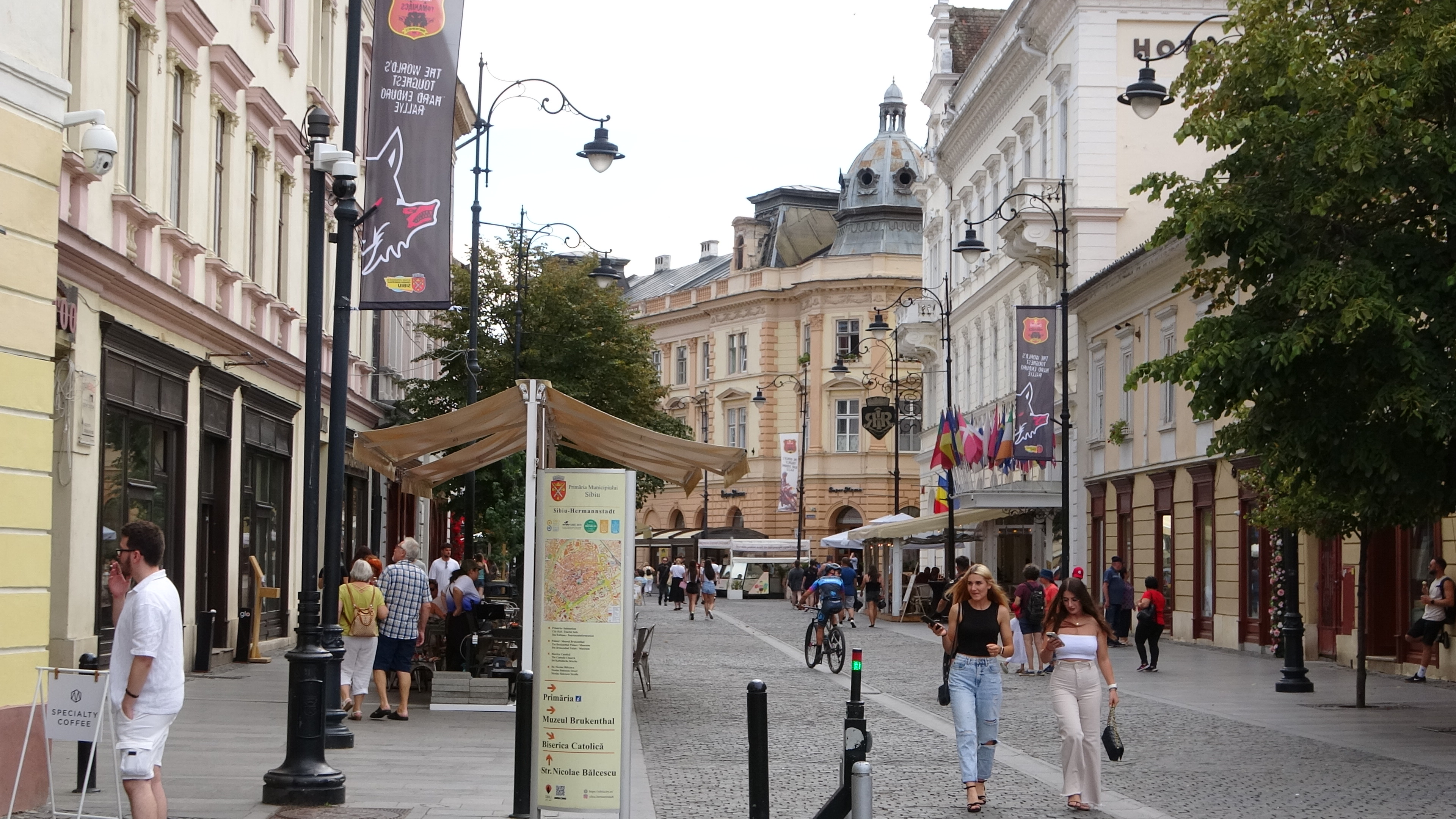 Sibiu, Einkaufsstraße