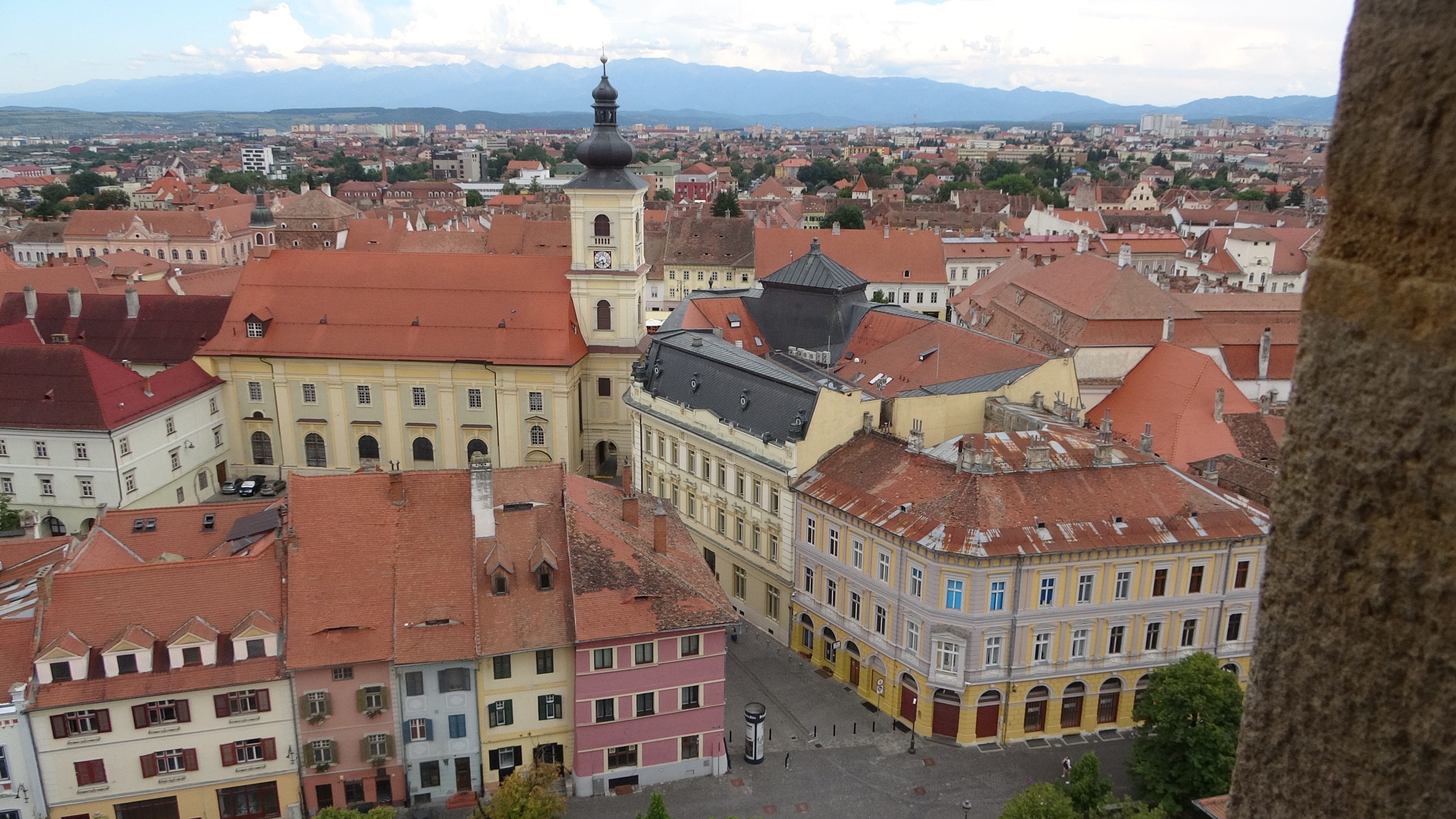 Sibiu, Auslick vom Turm Sfânta Treime 2