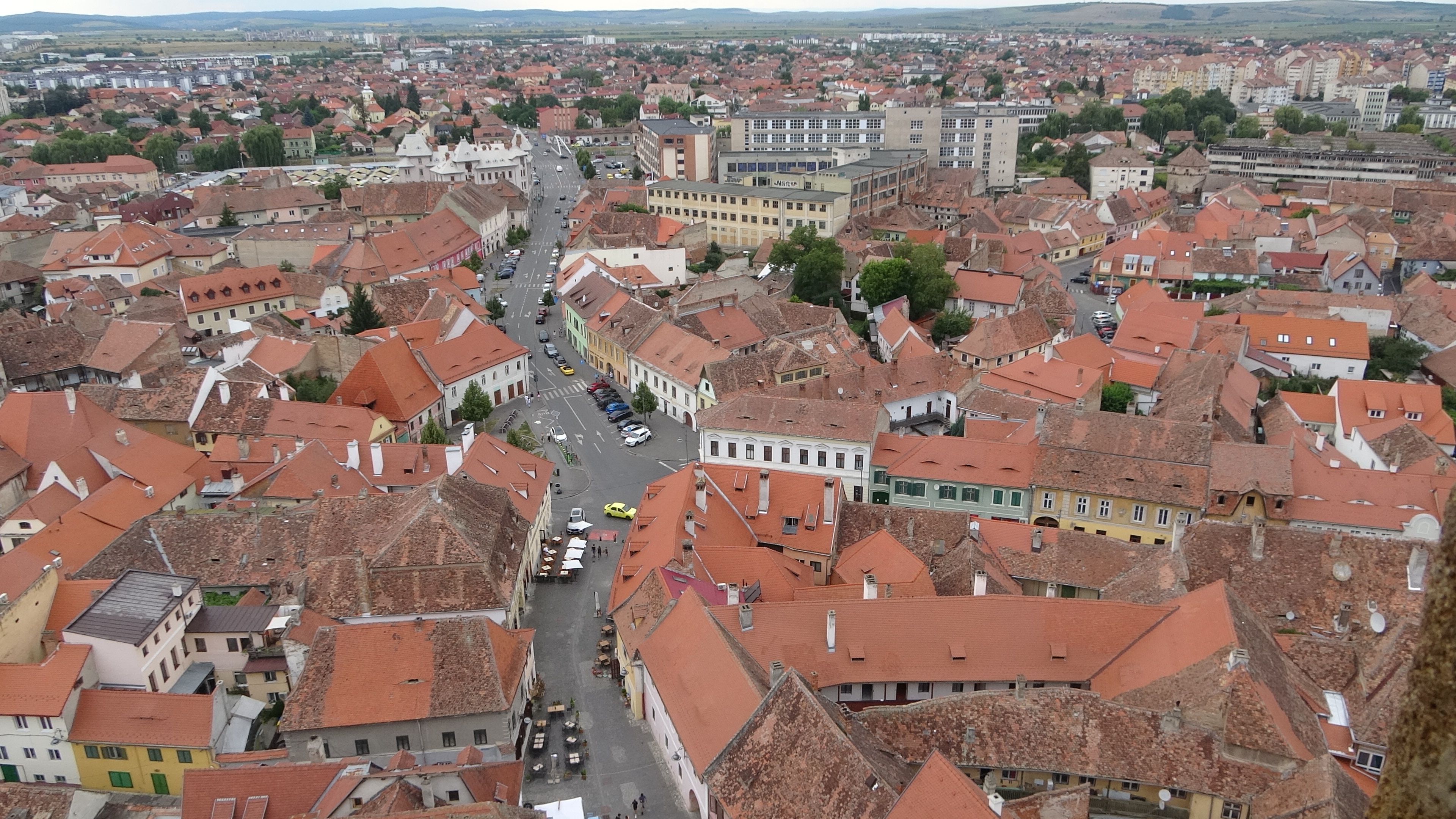 Sibiu, Auslick vom Turm Sfânta Treime 3