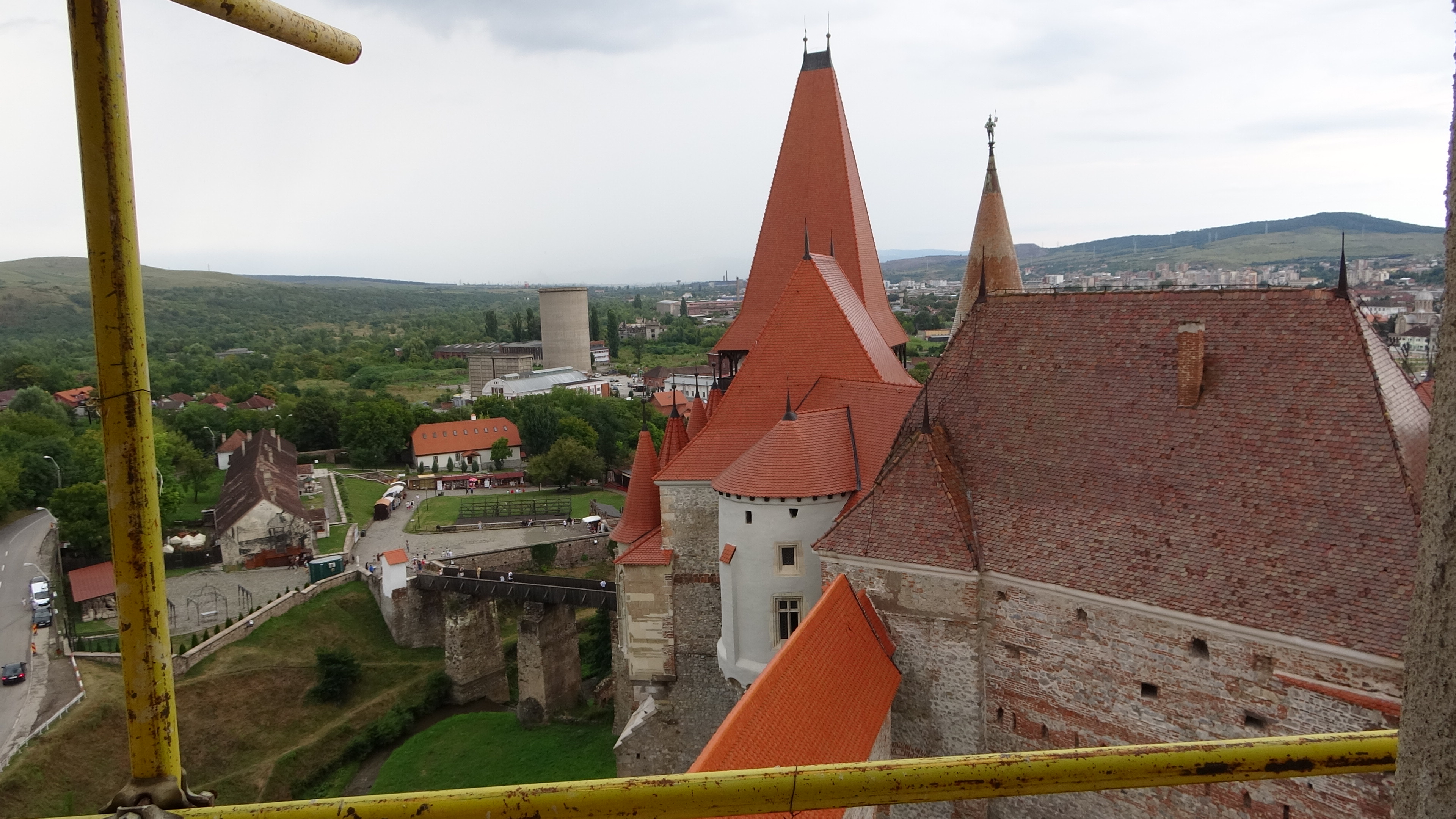 Castelul Corvinilor, Blick vom Wehrturm