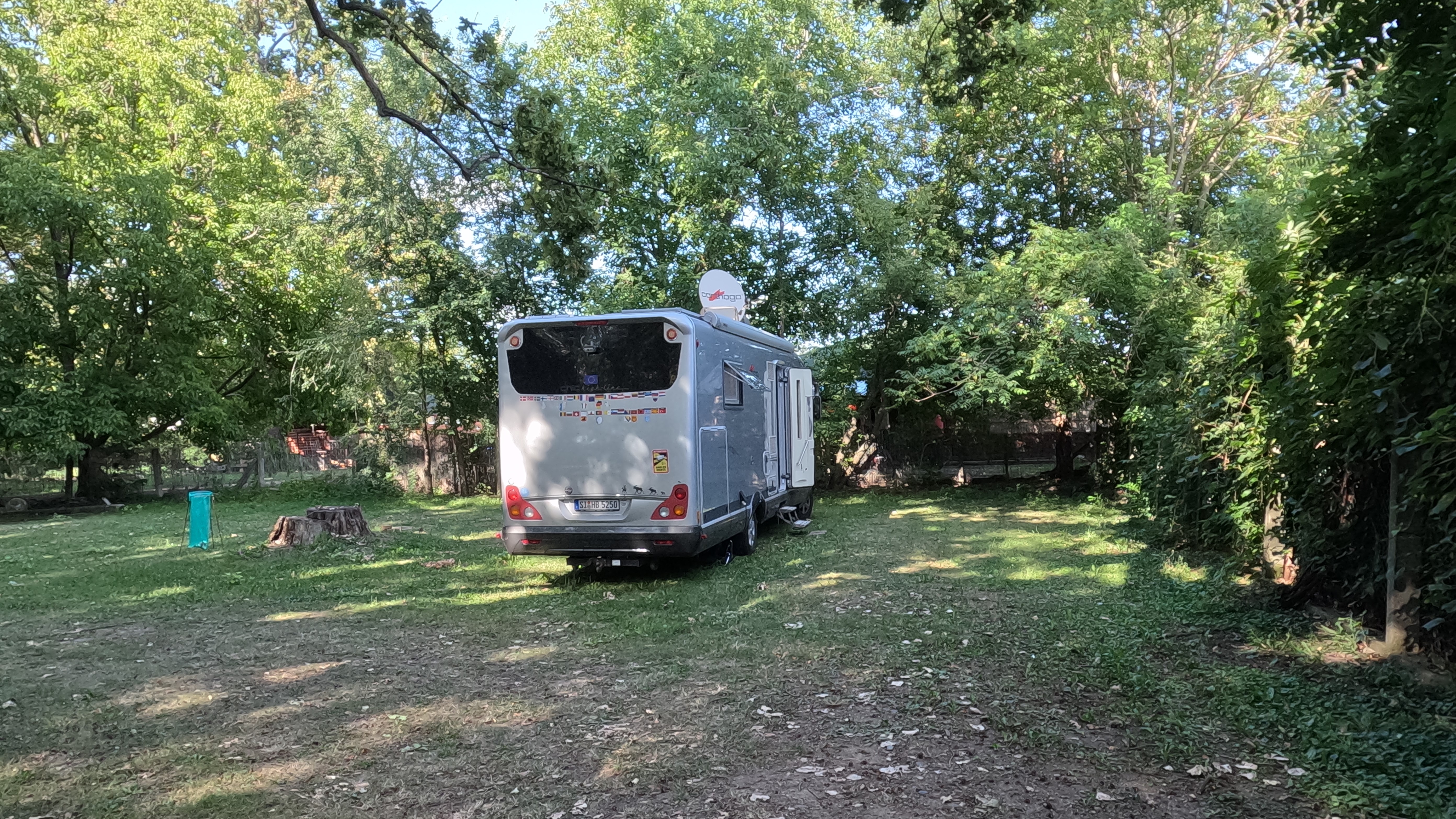 Poroszlo, Stellplatz