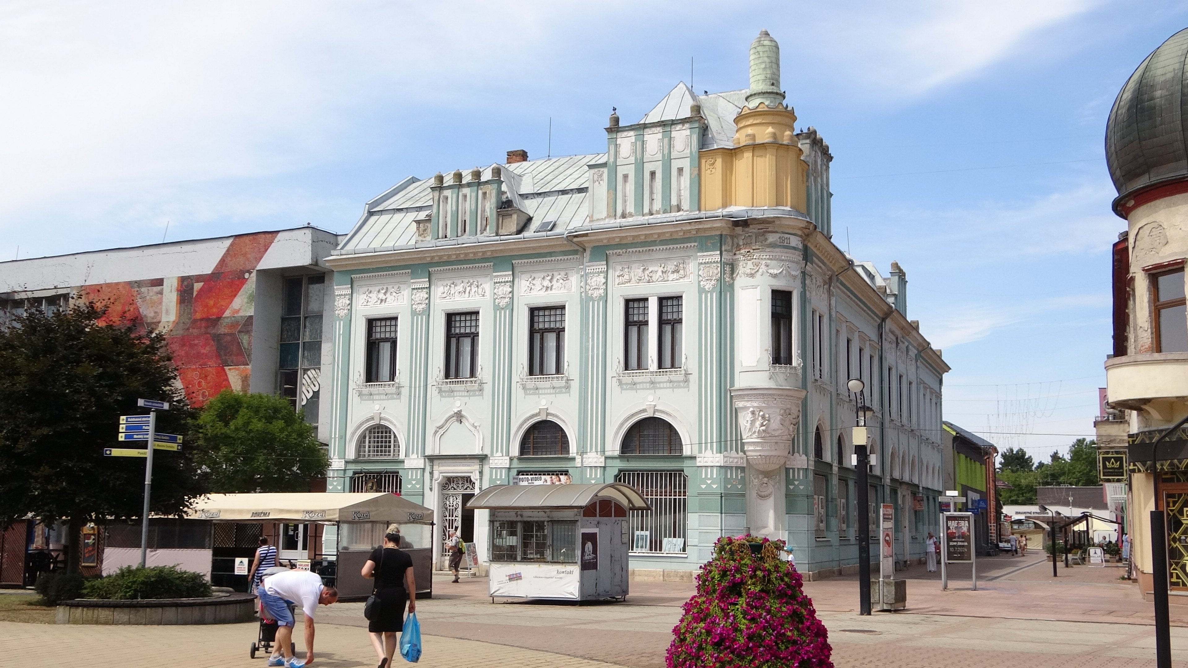 Michalovce, renoviertes Haus