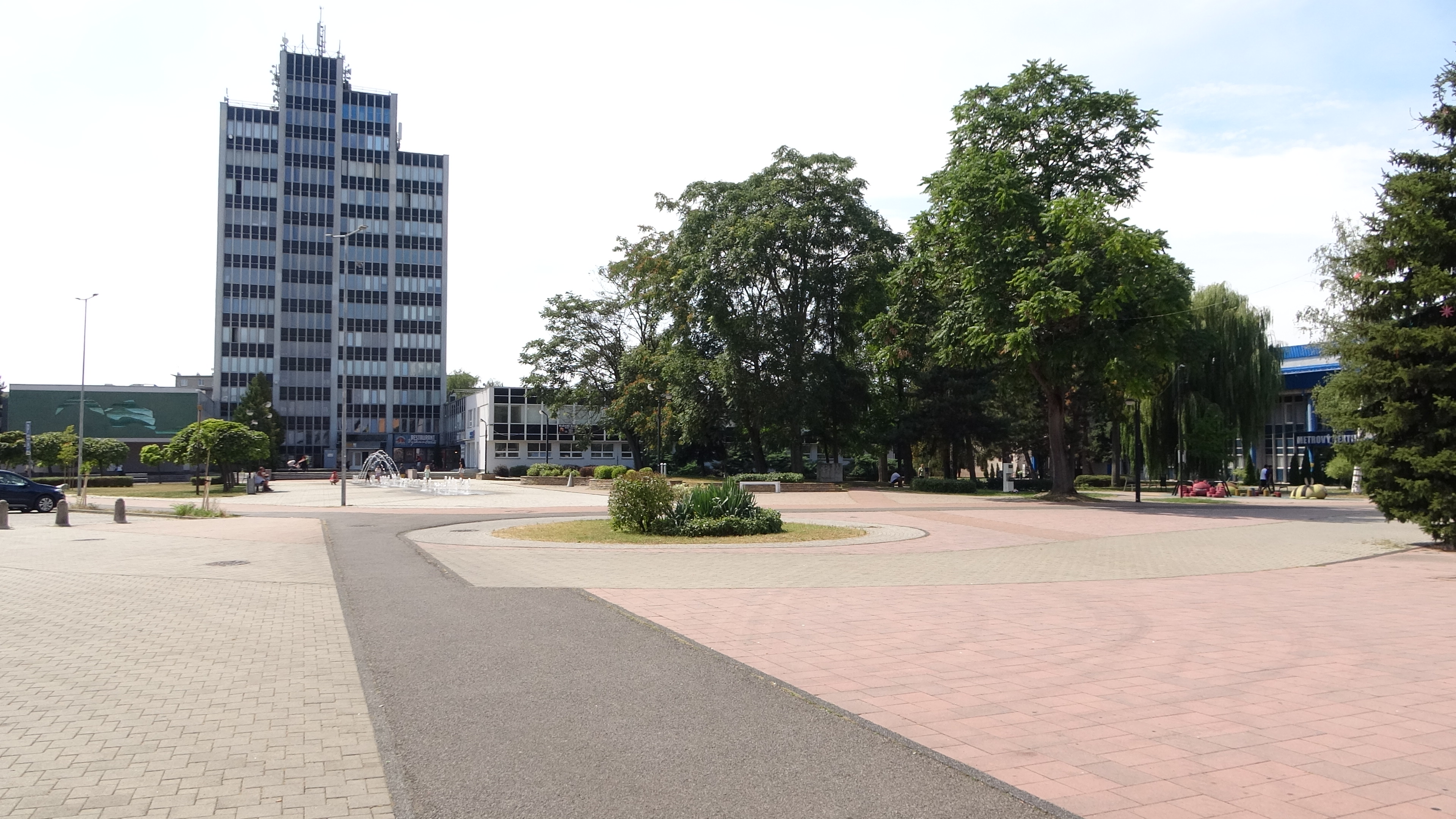 Michalovce, Ende der Einkaufsstraße