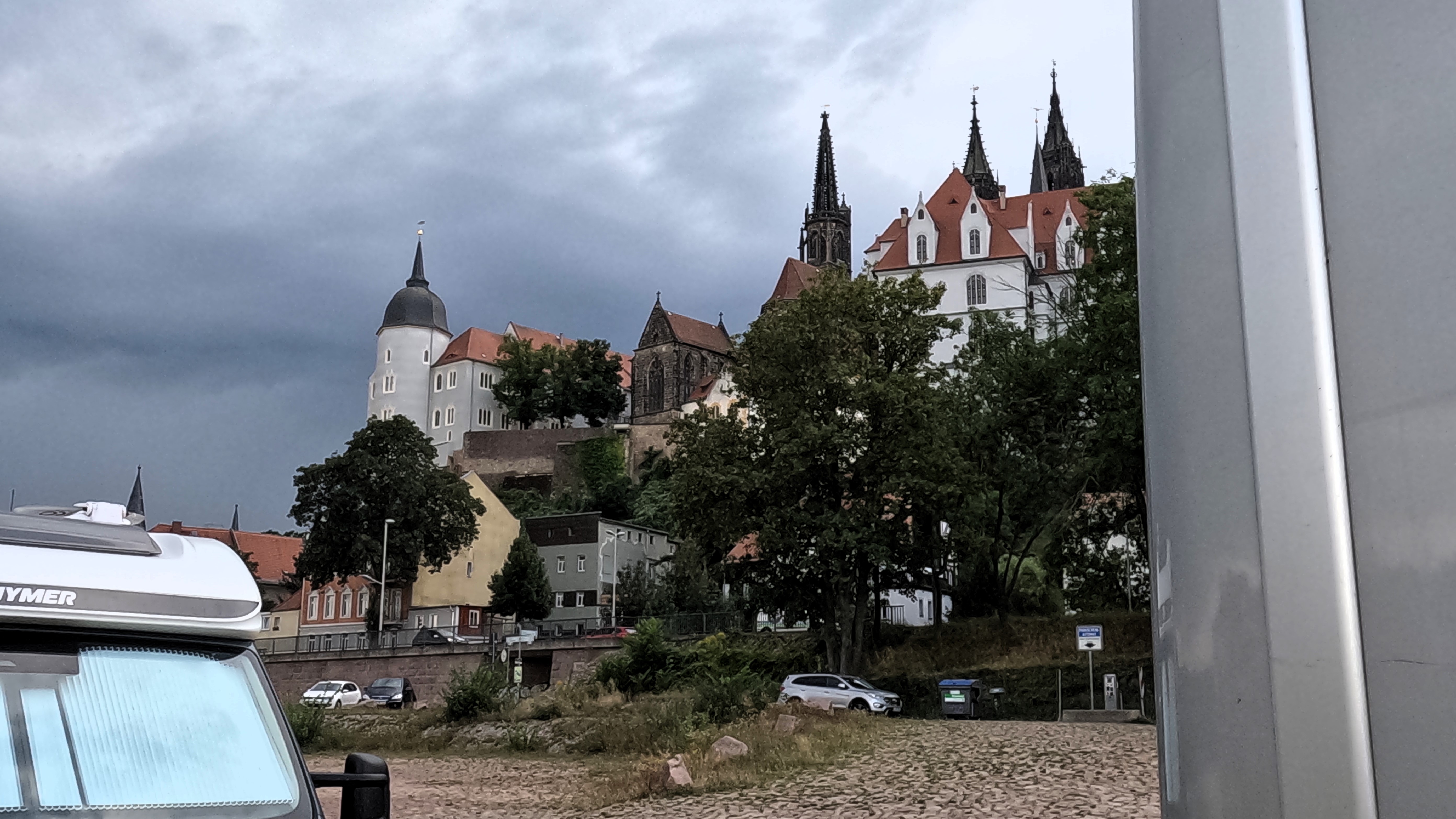 Meißen,Blick vom SP auf Schloss und Dom