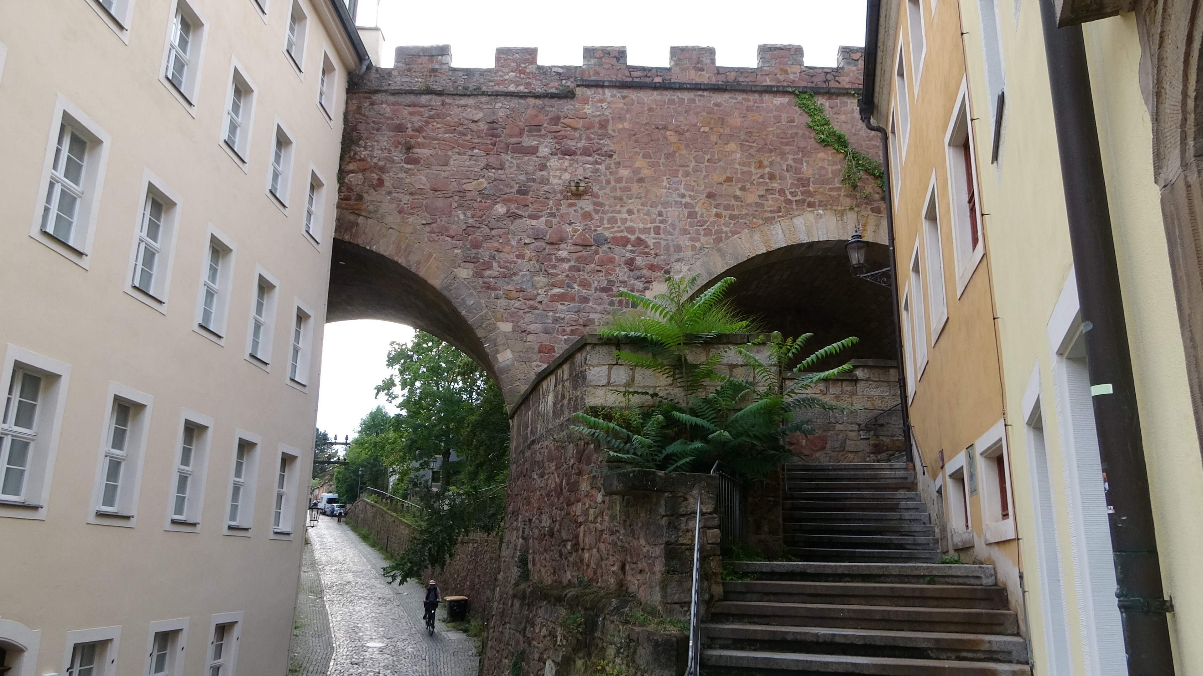 Meißen, Zufahrt zum Domplatz