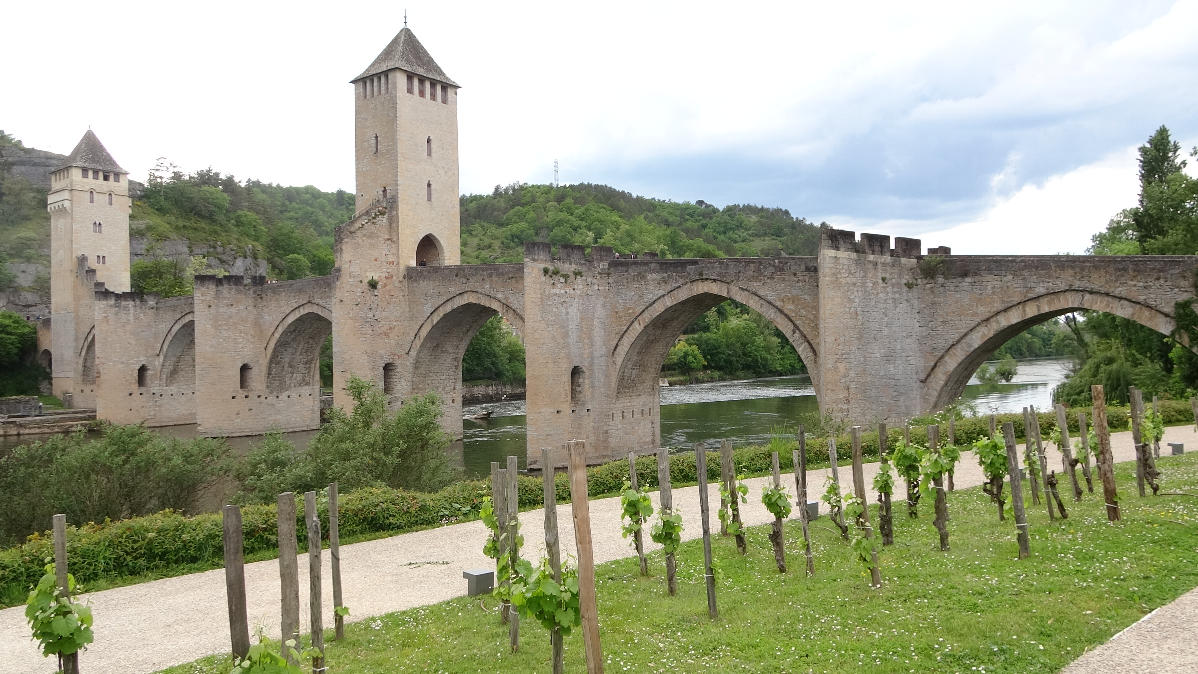 Cahors, Fußgängerbrücke 2