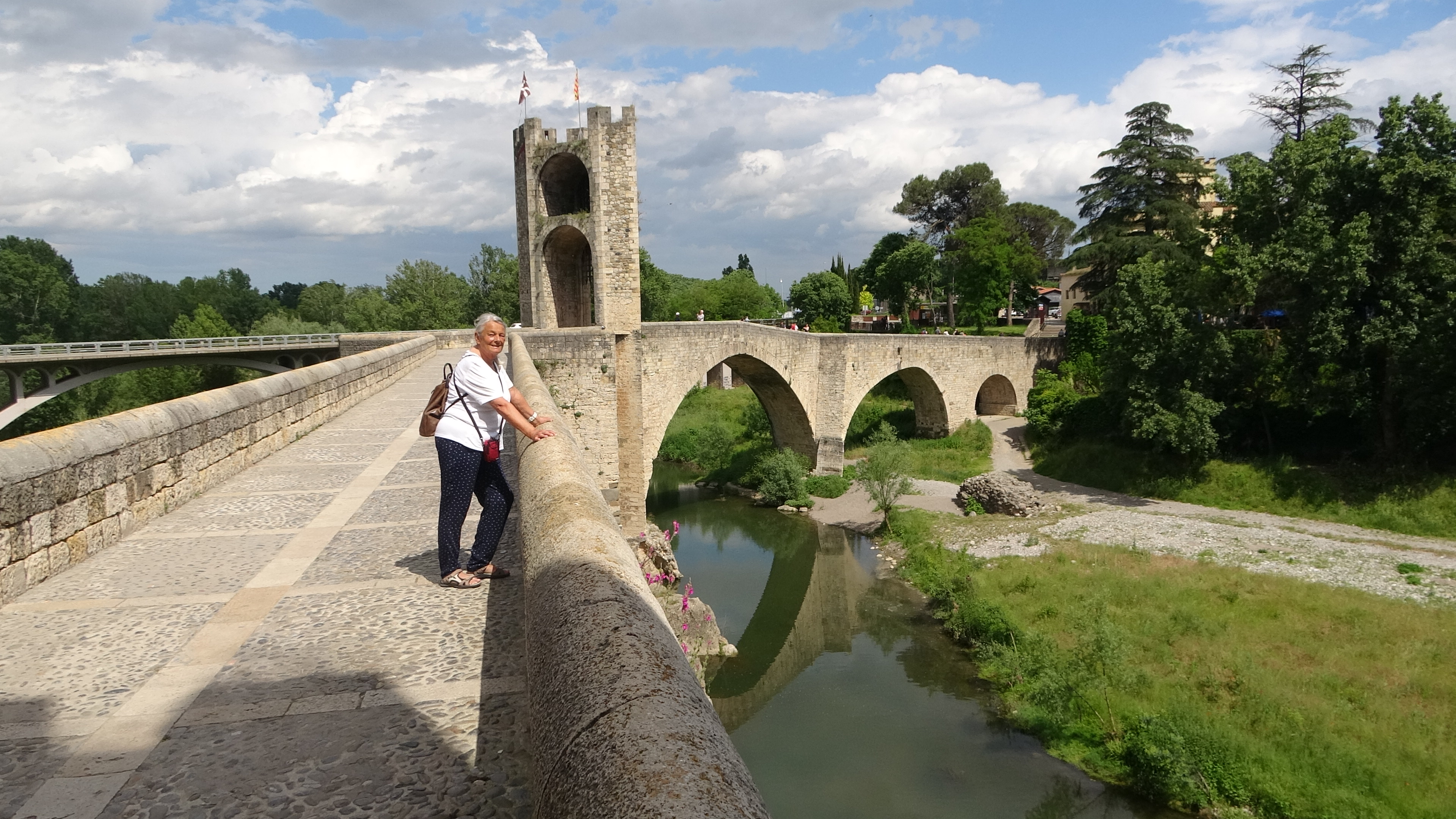 Besalú, die Pont auf dem Rückweg