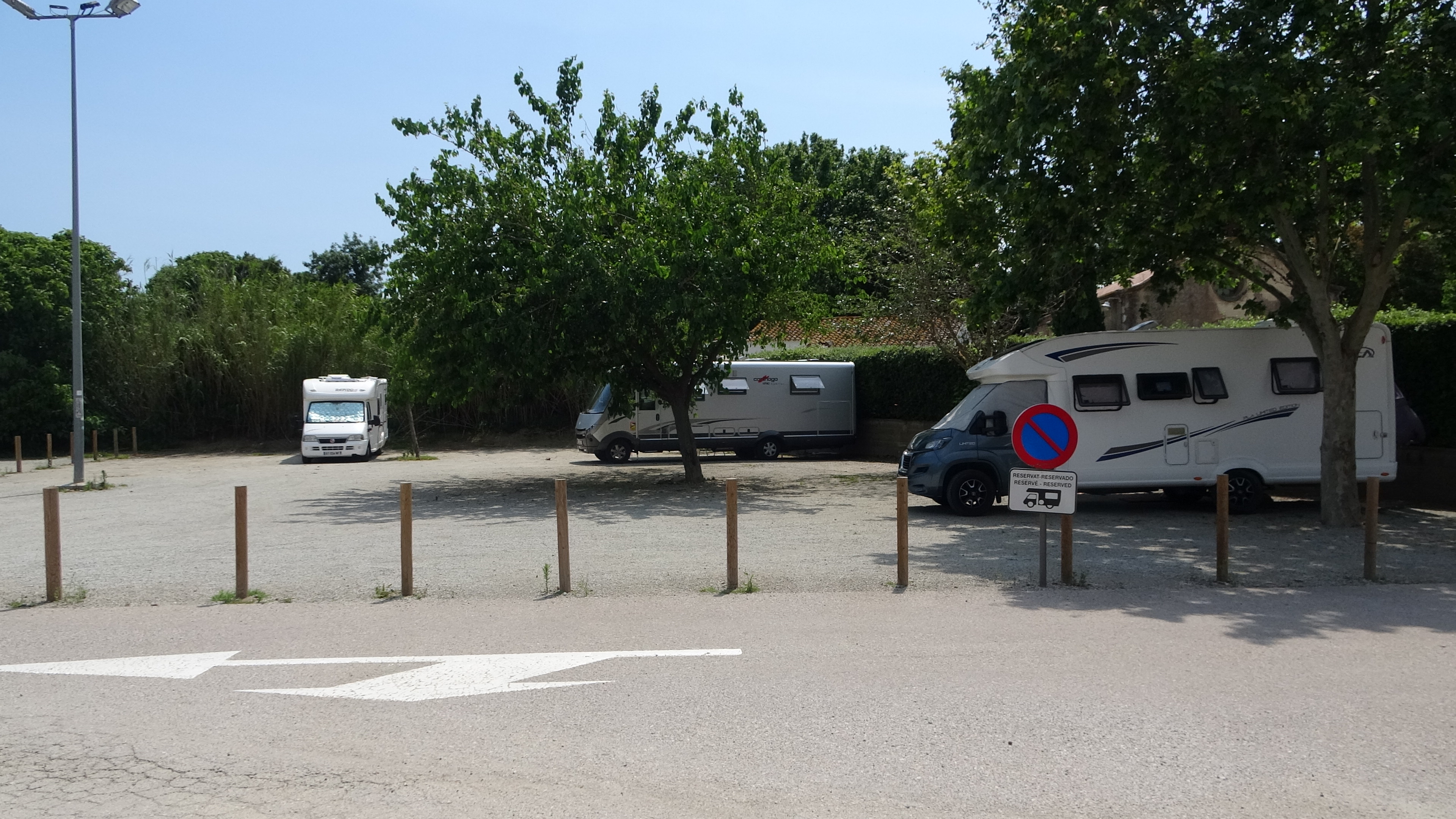 Peralada, Stellplatz