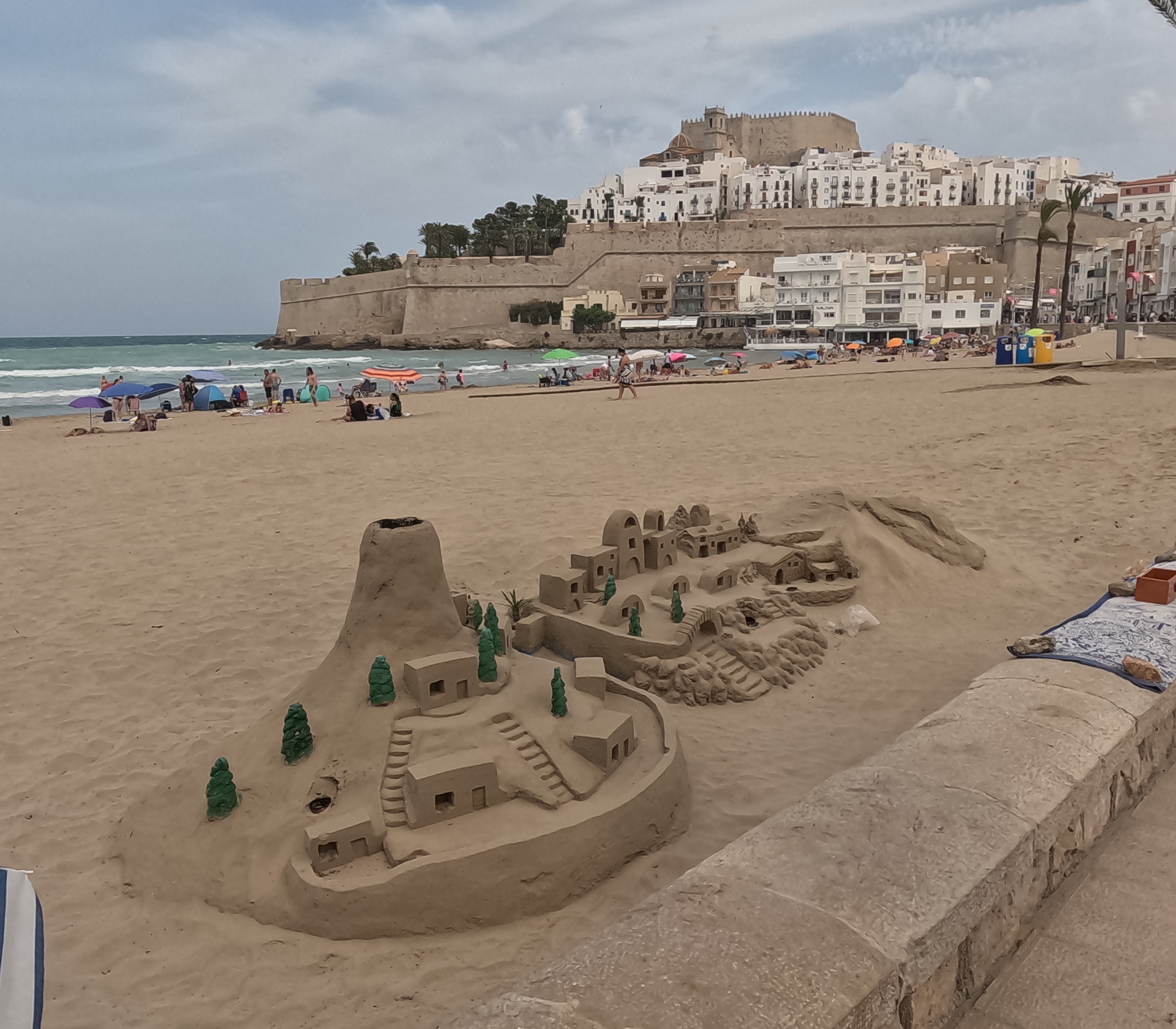 Peñìscola, Strandkunst