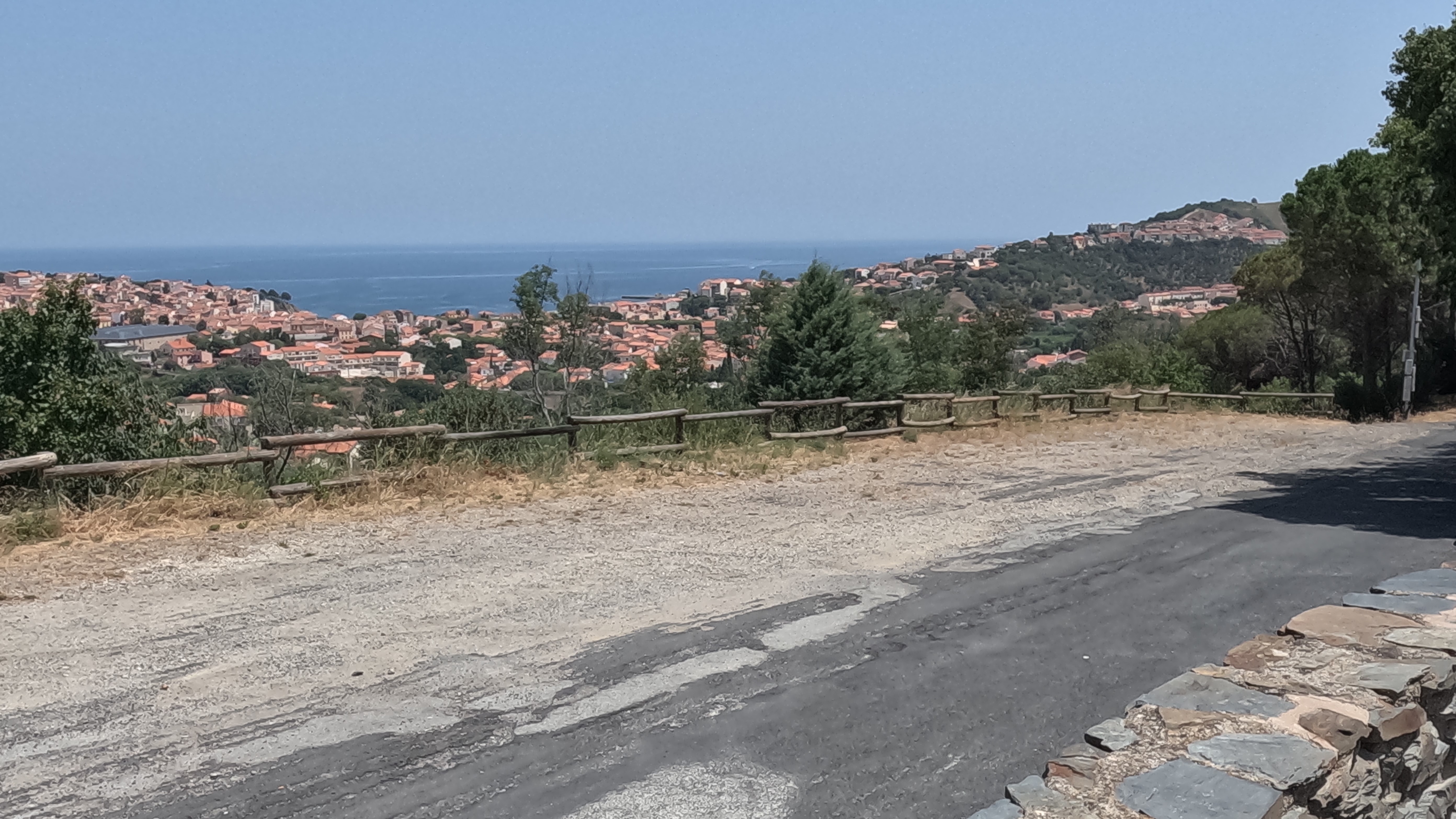 Pyrenäen, Blick auf Banyuls sur Mer
