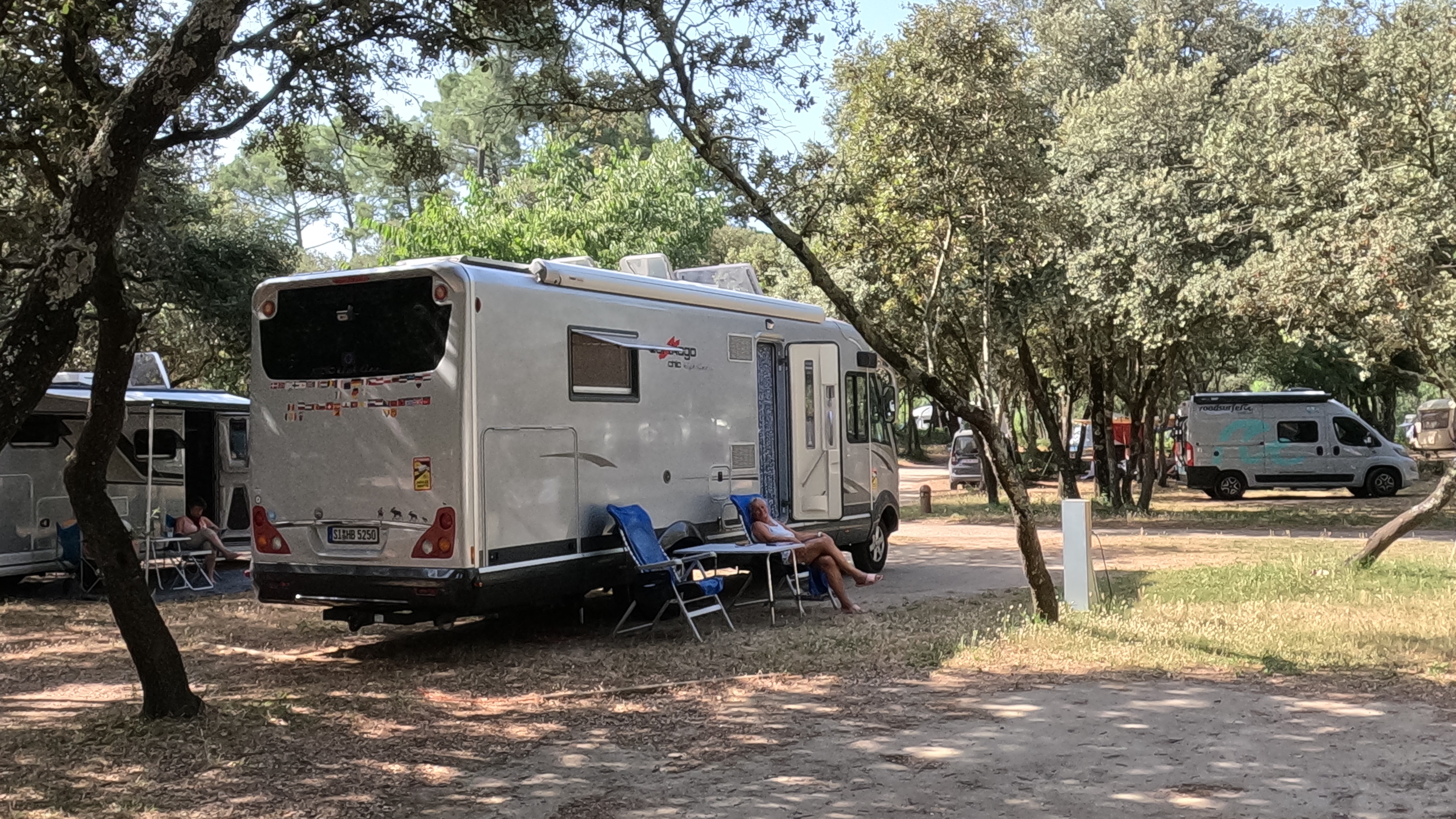 Pont du Gard, CP-Stellplatz