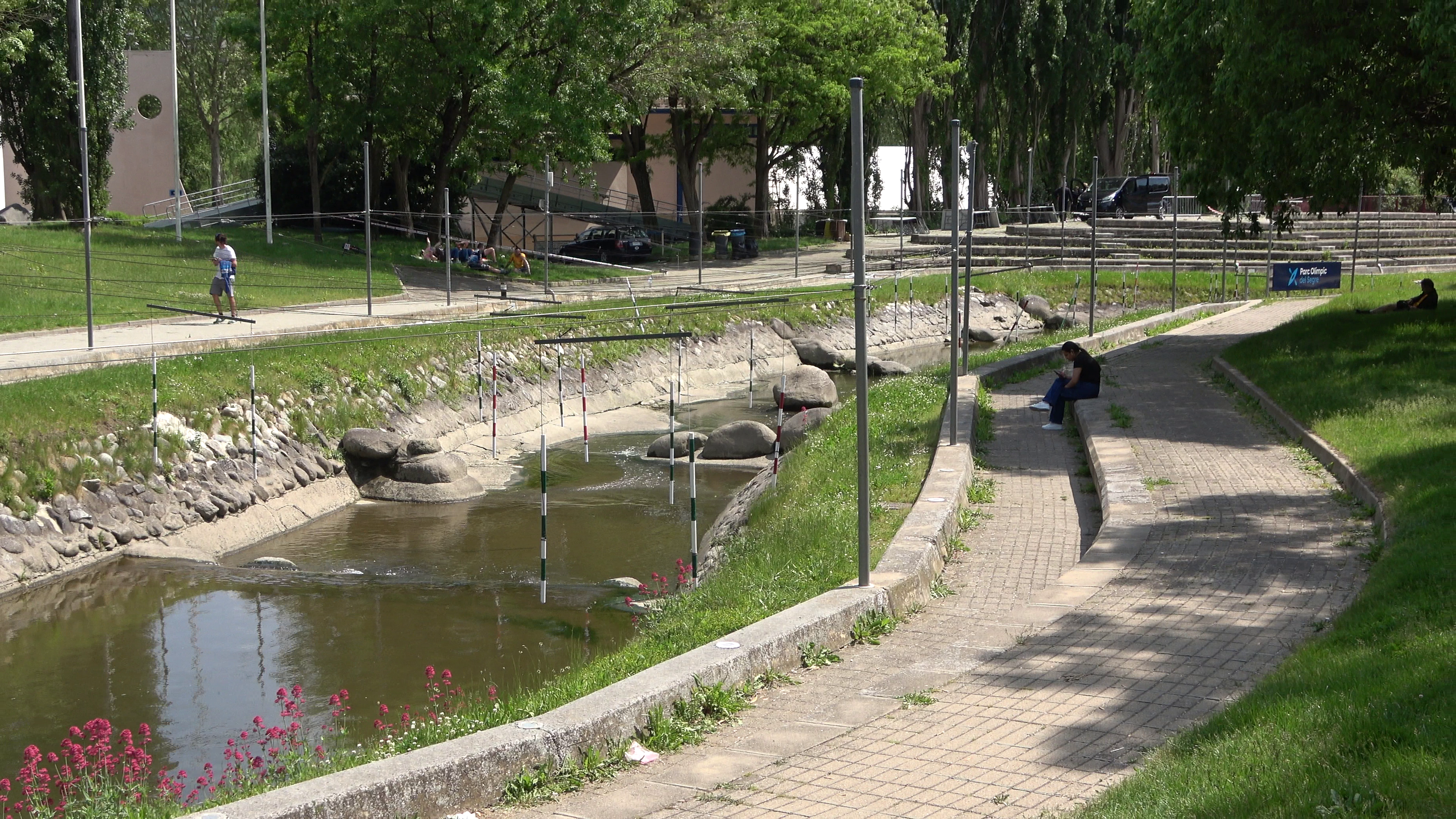 La Seu d'Urgell, Olympia Wildwasserstrecke (mit zu wenig Wasser)